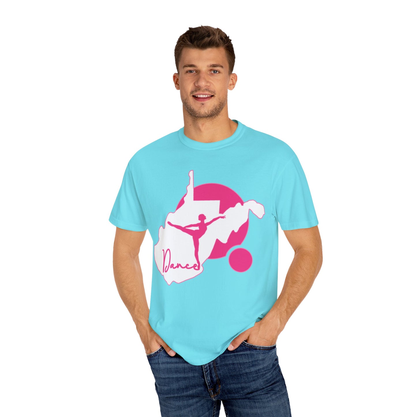 Garment-Dyed T-Shirt | Script Dance WV 01-Nicodemus Studios