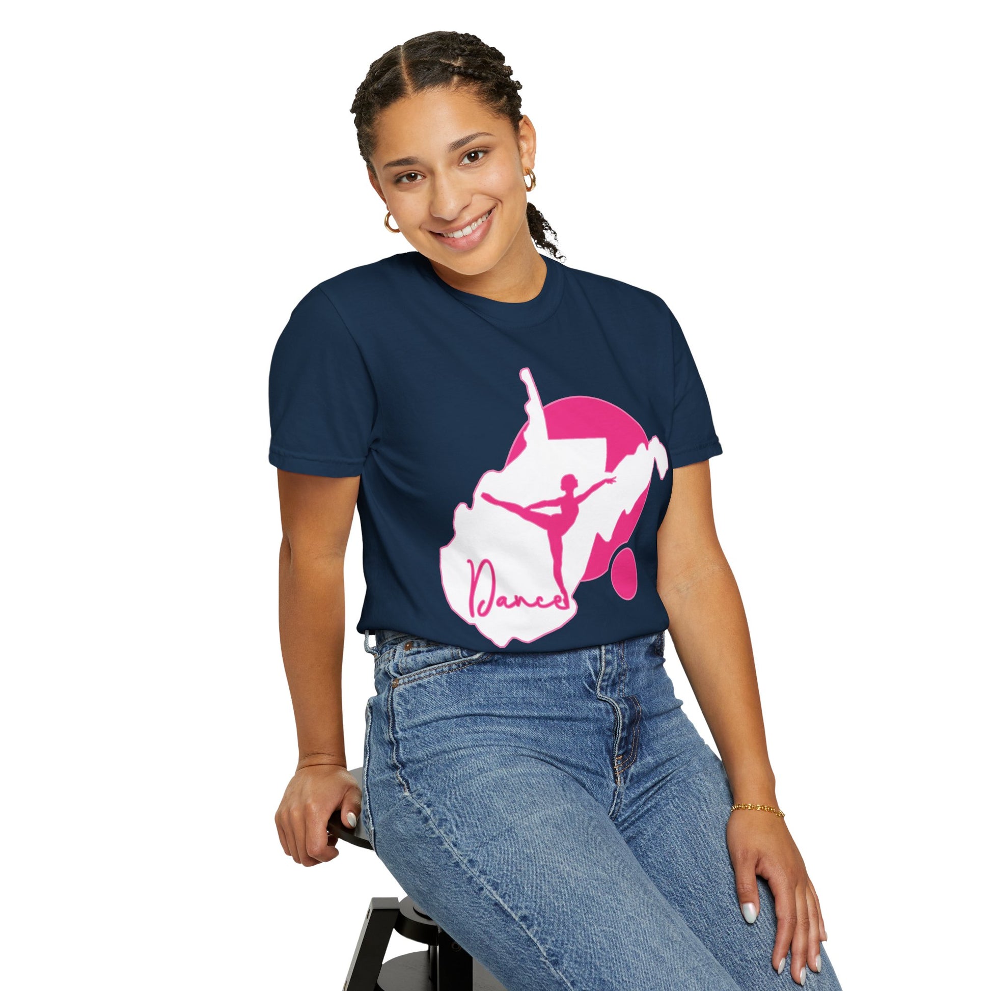Garment-Dyed T-Shirt | Script Dance WV 01-Nicodemus Studios