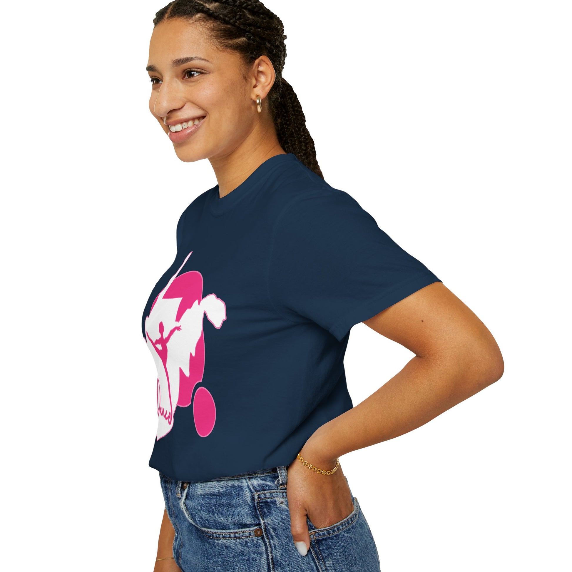 Garment-Dyed T-Shirt | Script Dance WV 01-Nicodemus Studios