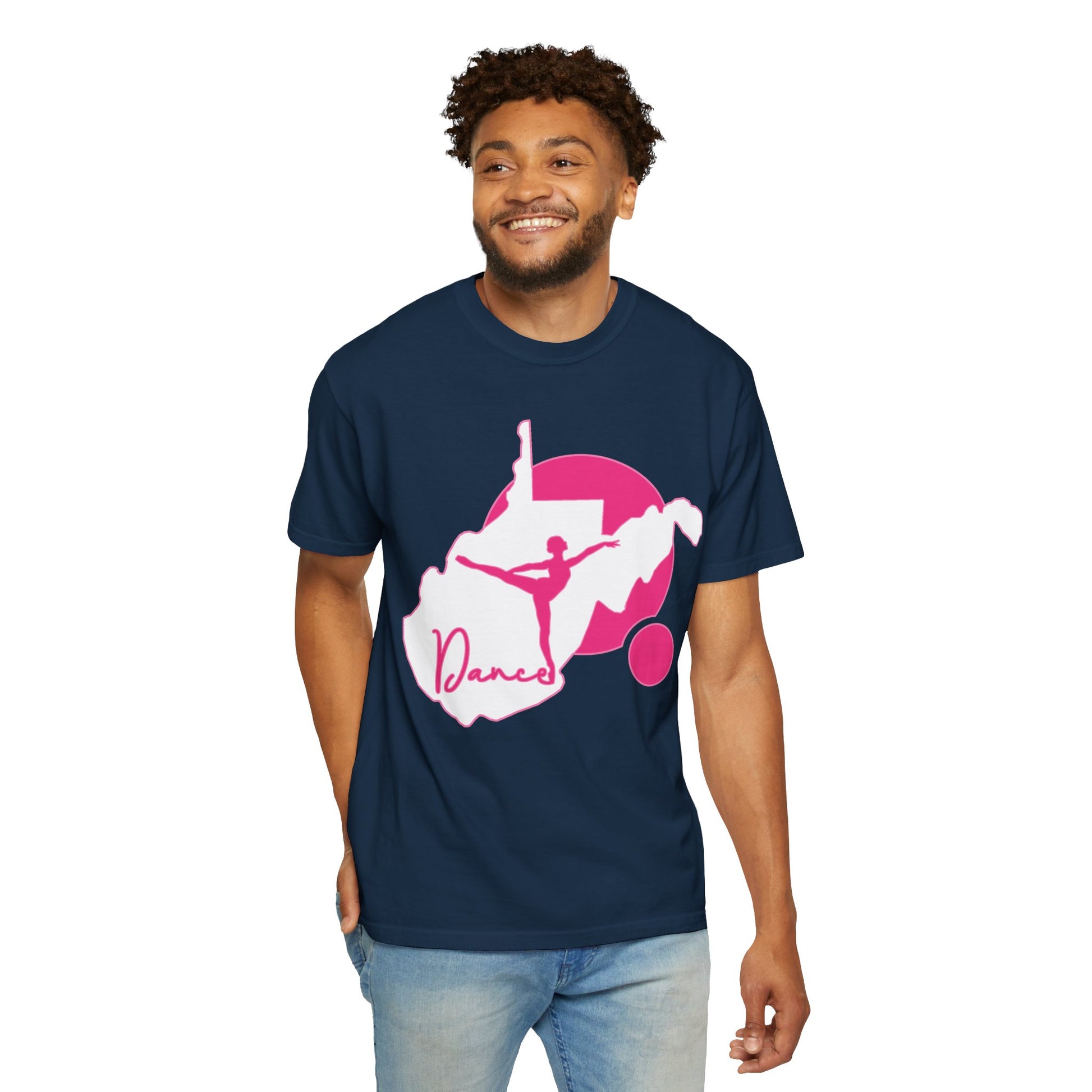 Garment-Dyed T-Shirt | Script Dance WV 01-Nicodemus Studios
