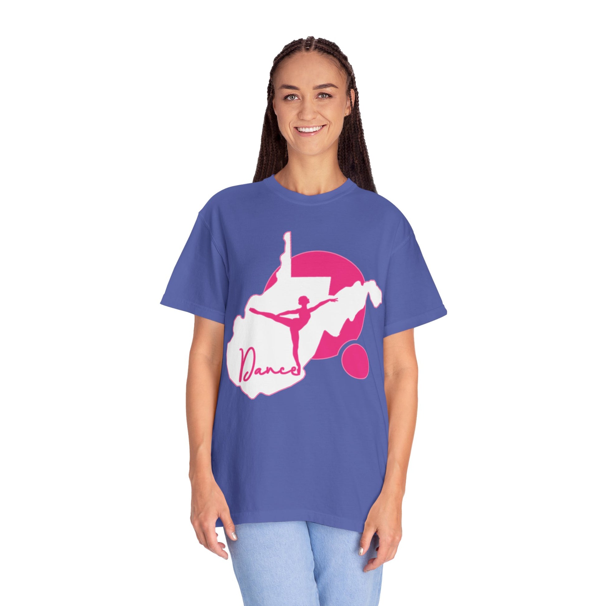 Garment-Dyed T-Shirt | Script Dance WV 01-Nicodemus Studios
