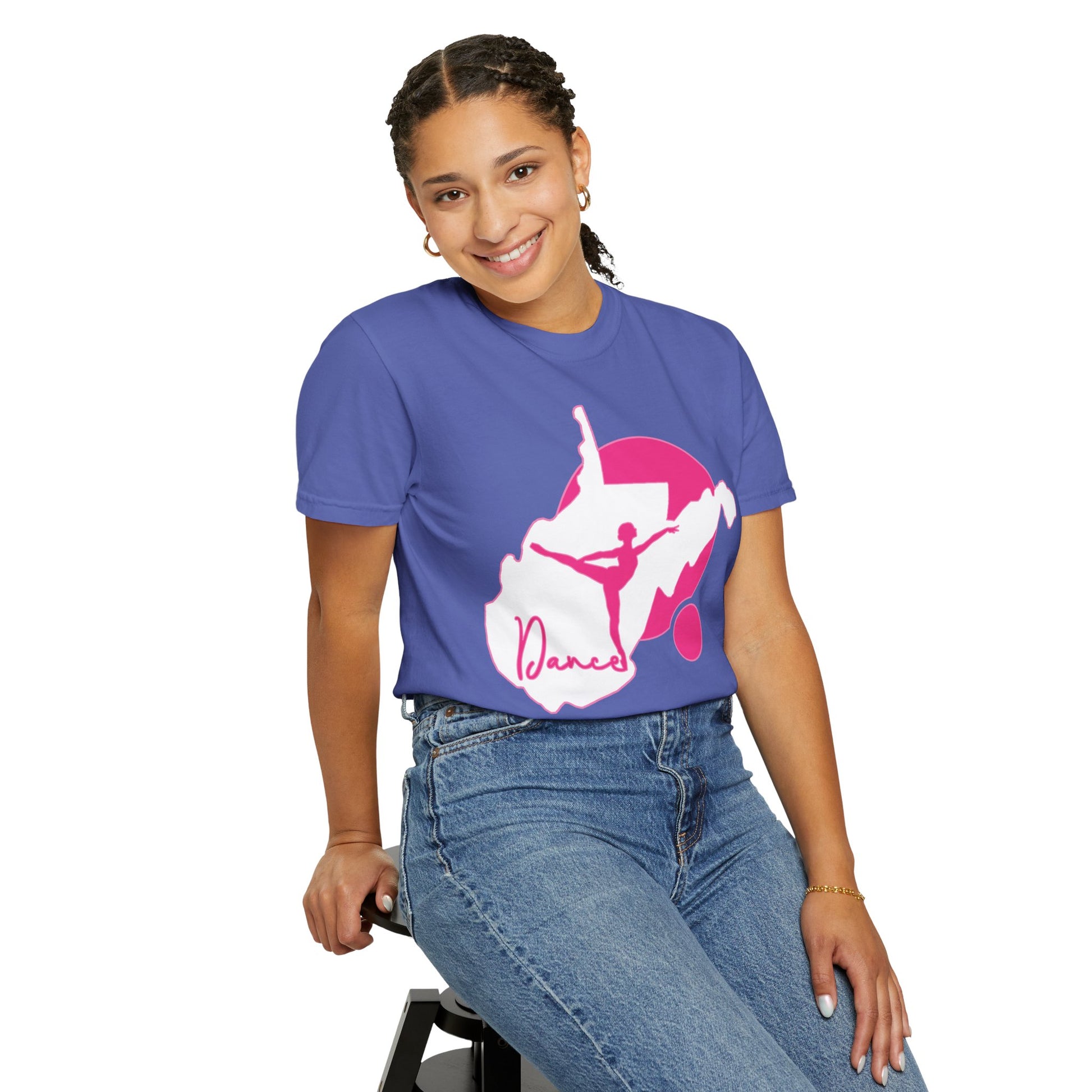Garment-Dyed T-Shirt | Script Dance WV 01-Nicodemus Studios