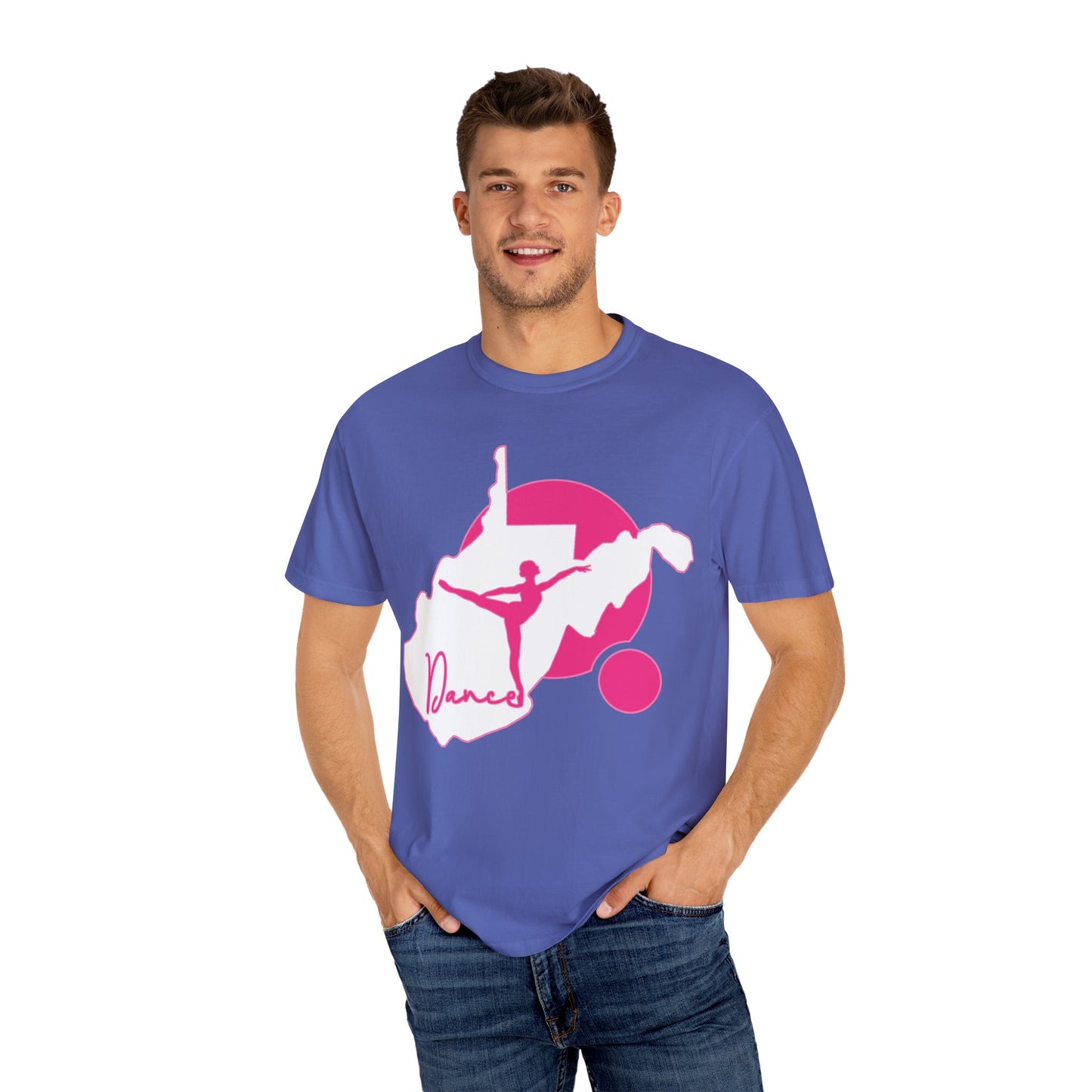Garment-Dyed T-Shirt | Script Dance WV 01-Nicodemus Studios