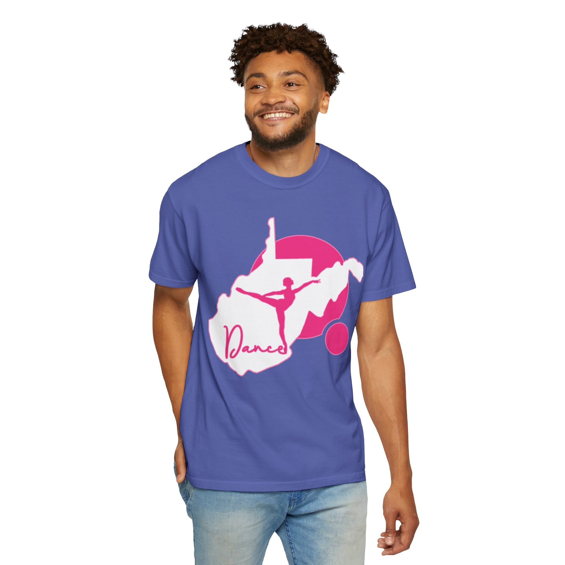 Garment-Dyed T-Shirt | Script Dance WV 01-Nicodemus Studios