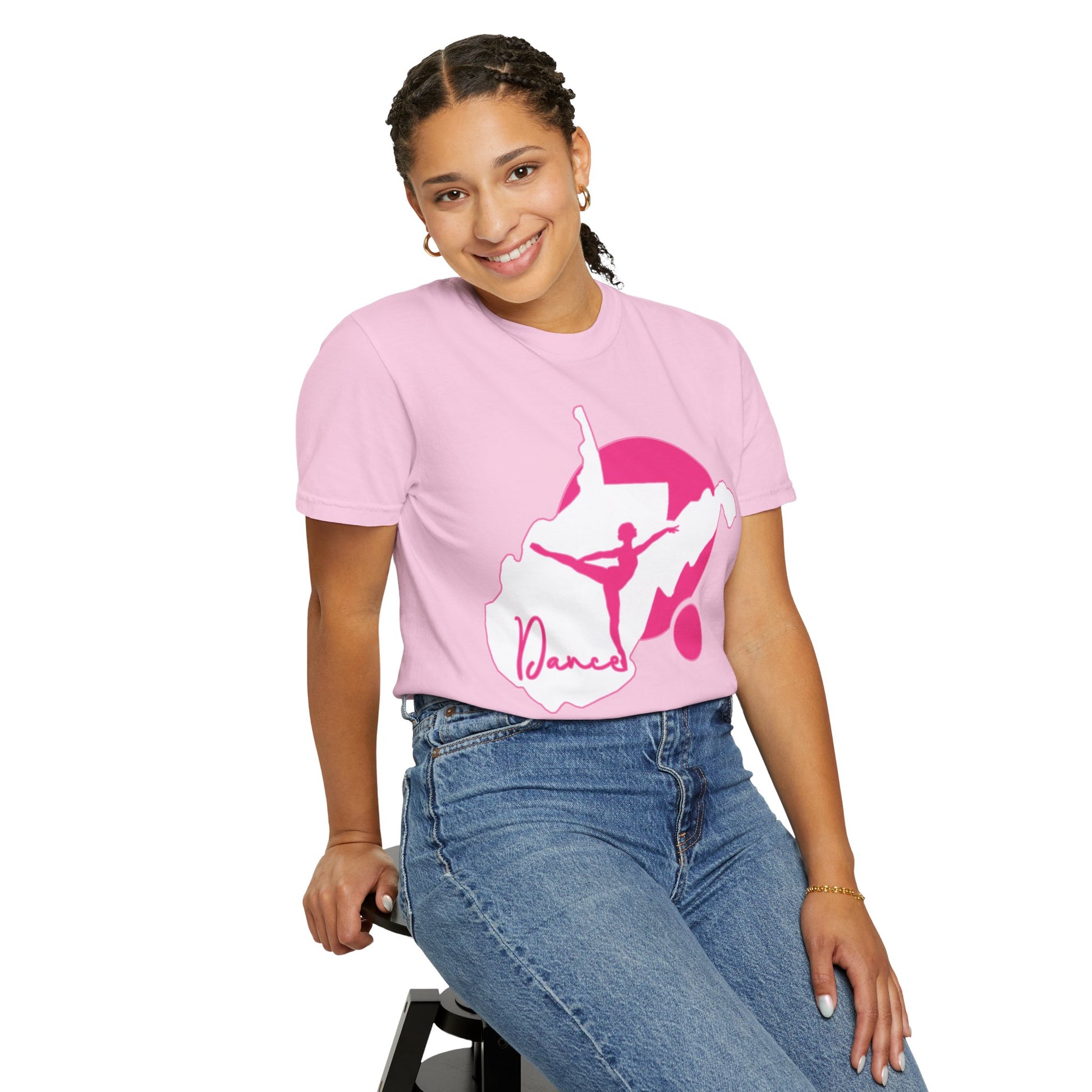 Garment-Dyed T-Shirt | Script Dance WV 01-Nicodemus Studios