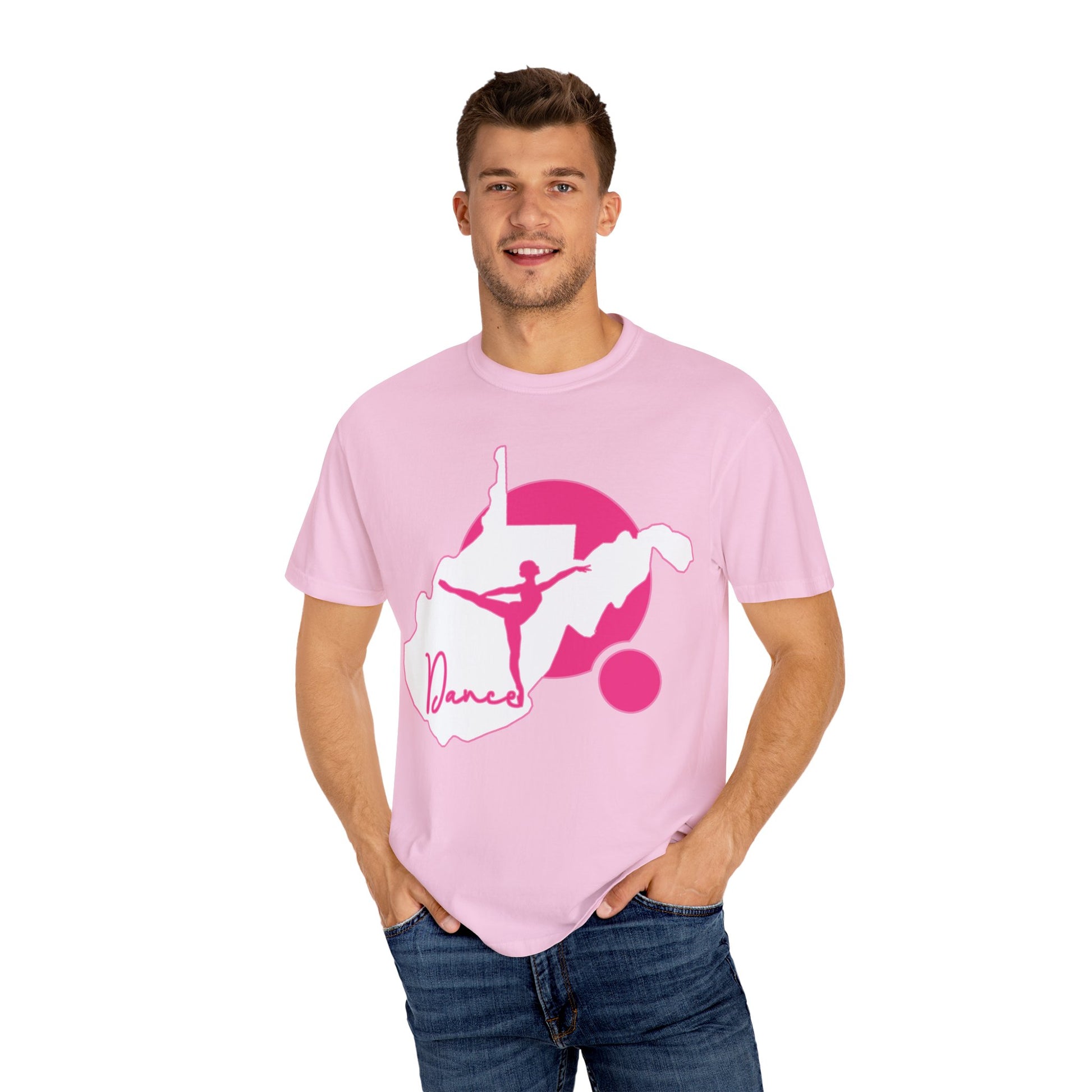Garment-Dyed T-Shirt | Script Dance WV 01-Nicodemus Studios