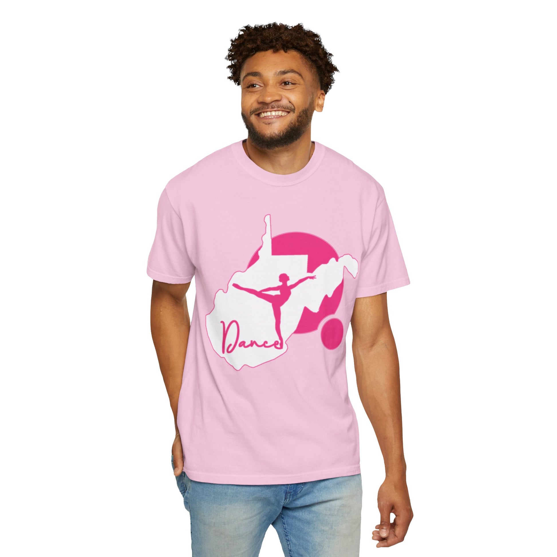 Garment-Dyed T-Shirt | Script Dance WV 01-Nicodemus Studios