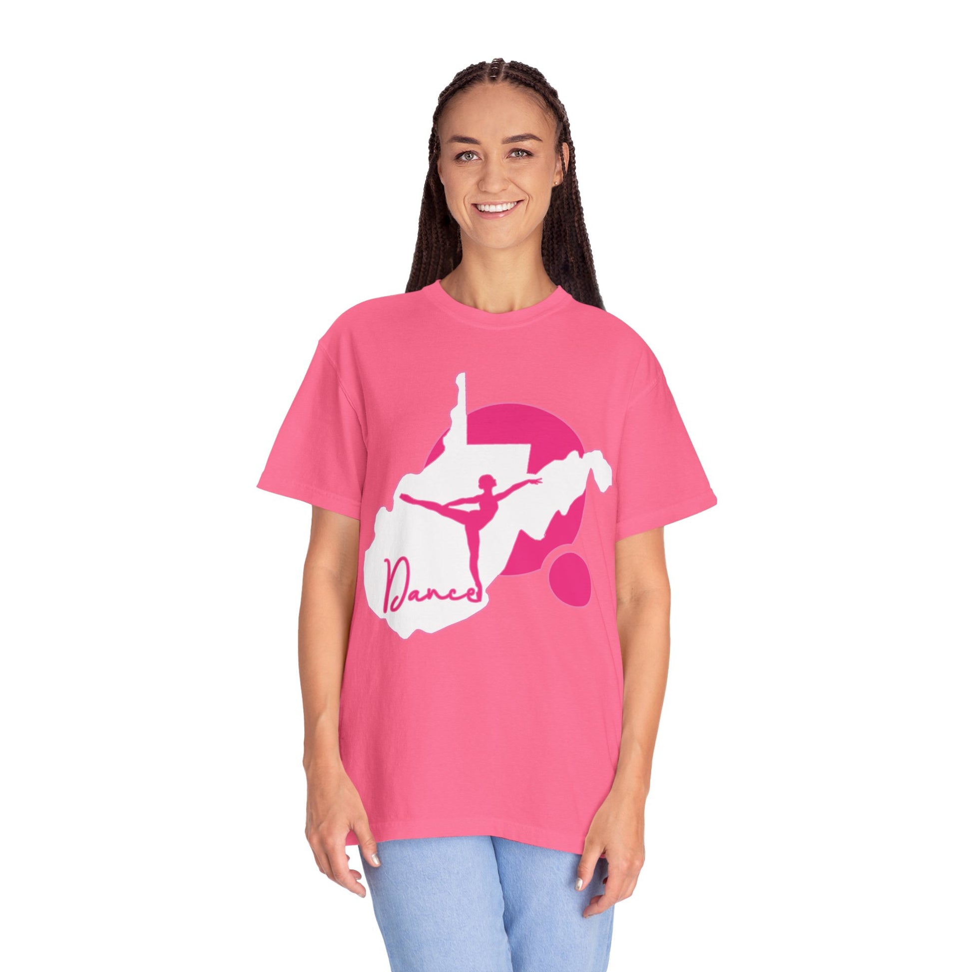 Garment-Dyed T-Shirt | Script Dance WV 01-Nicodemus Studios