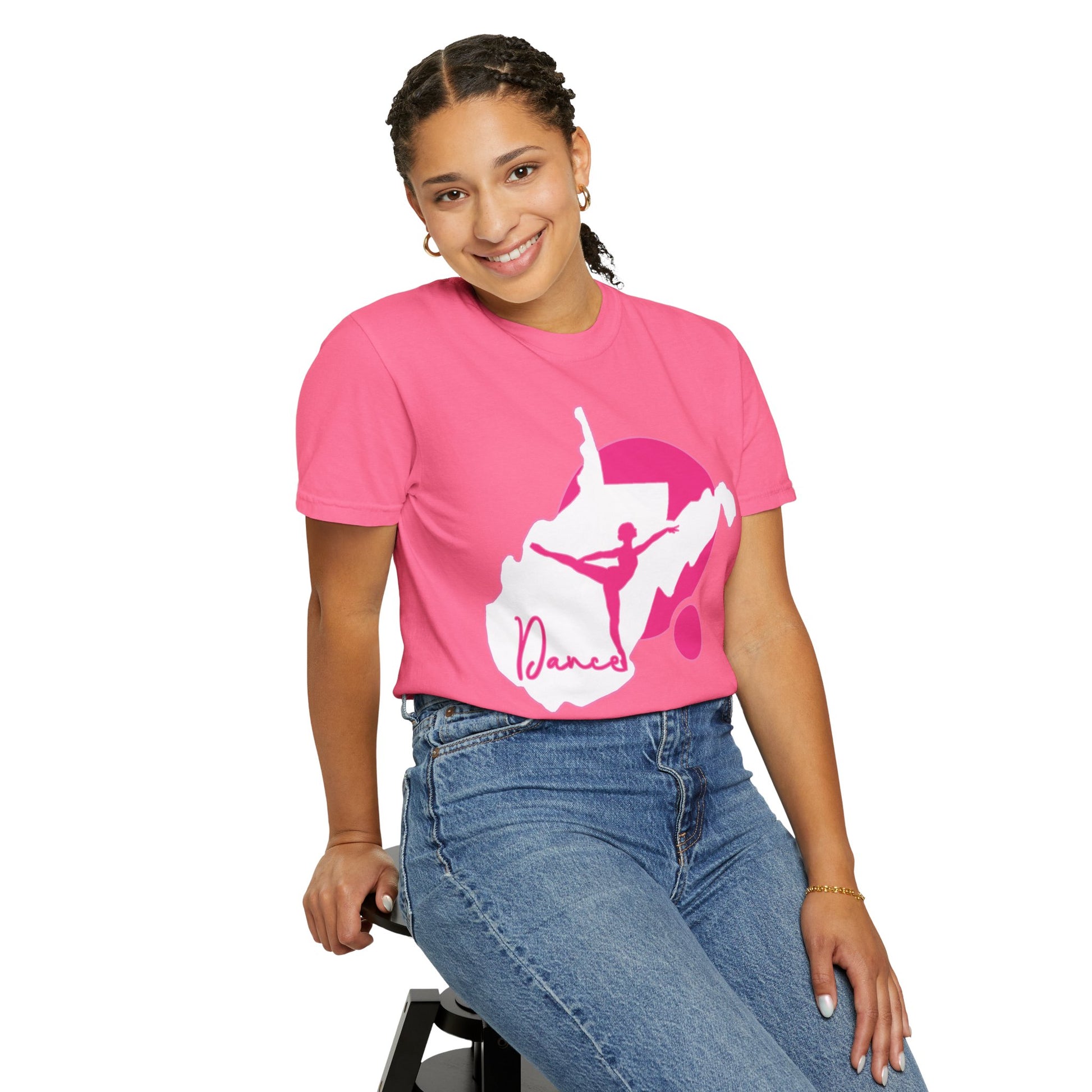 Garment-Dyed T-Shirt | Script Dance WV 01-Nicodemus Studios
