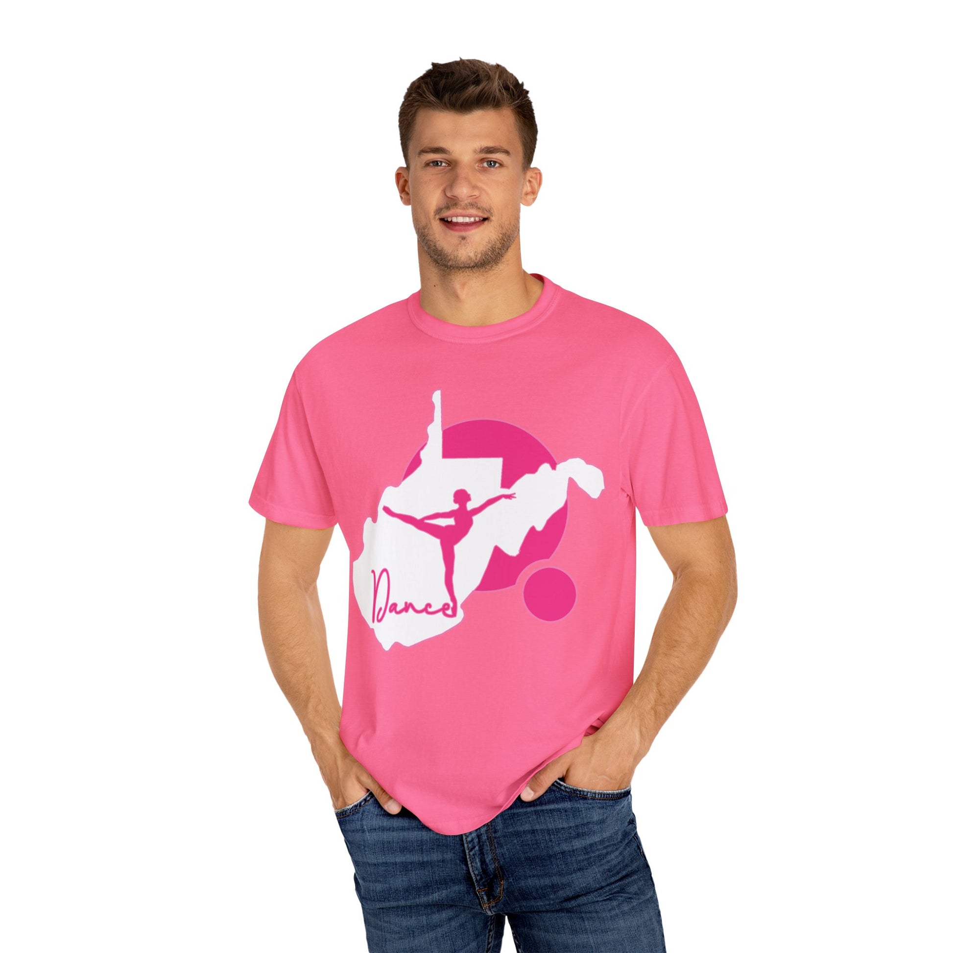 Garment-Dyed T-Shirt | Script Dance WV 01-Nicodemus Studios