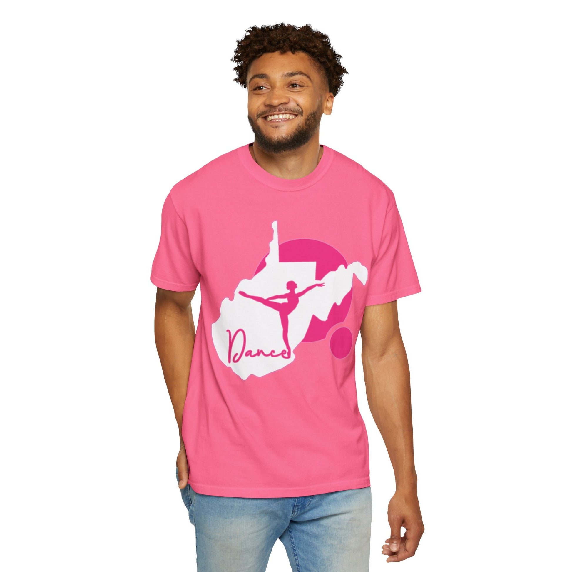 Garment-Dyed T-Shirt | Script Dance WV 01-Nicodemus Studios