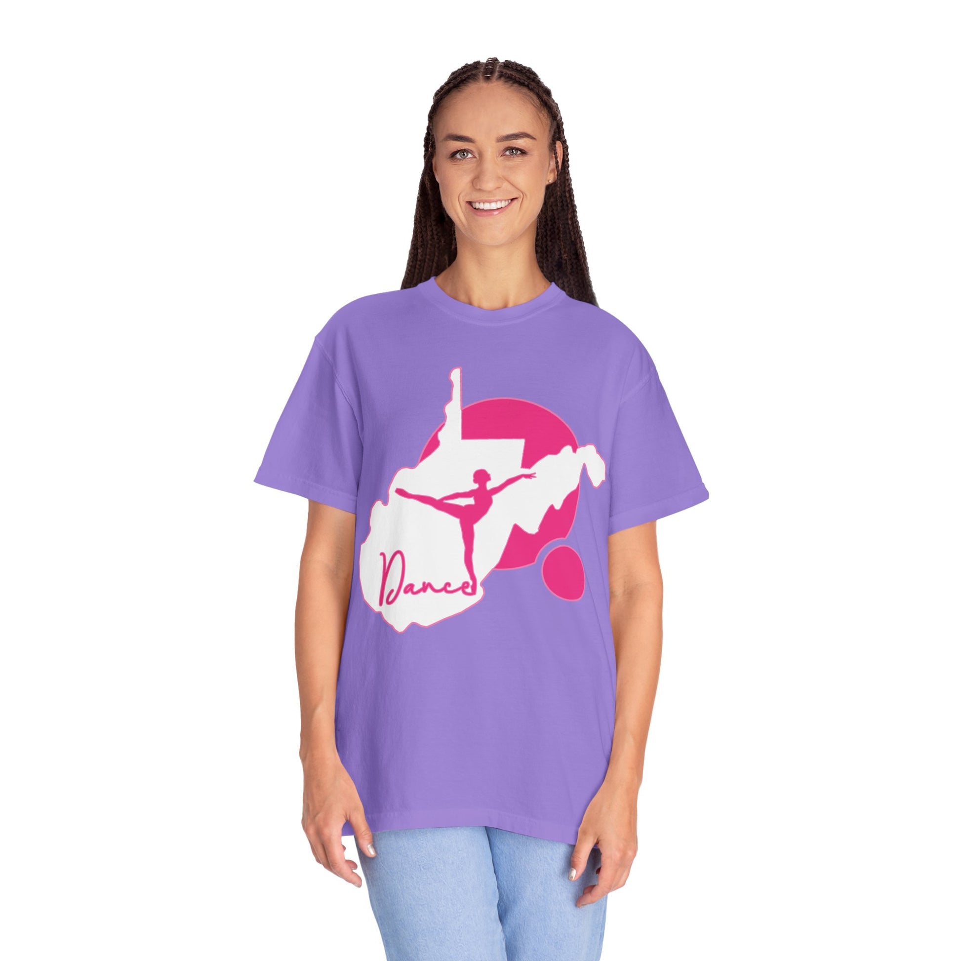 Garment-Dyed T-Shirt | Script Dance WV 01-Nicodemus Studios