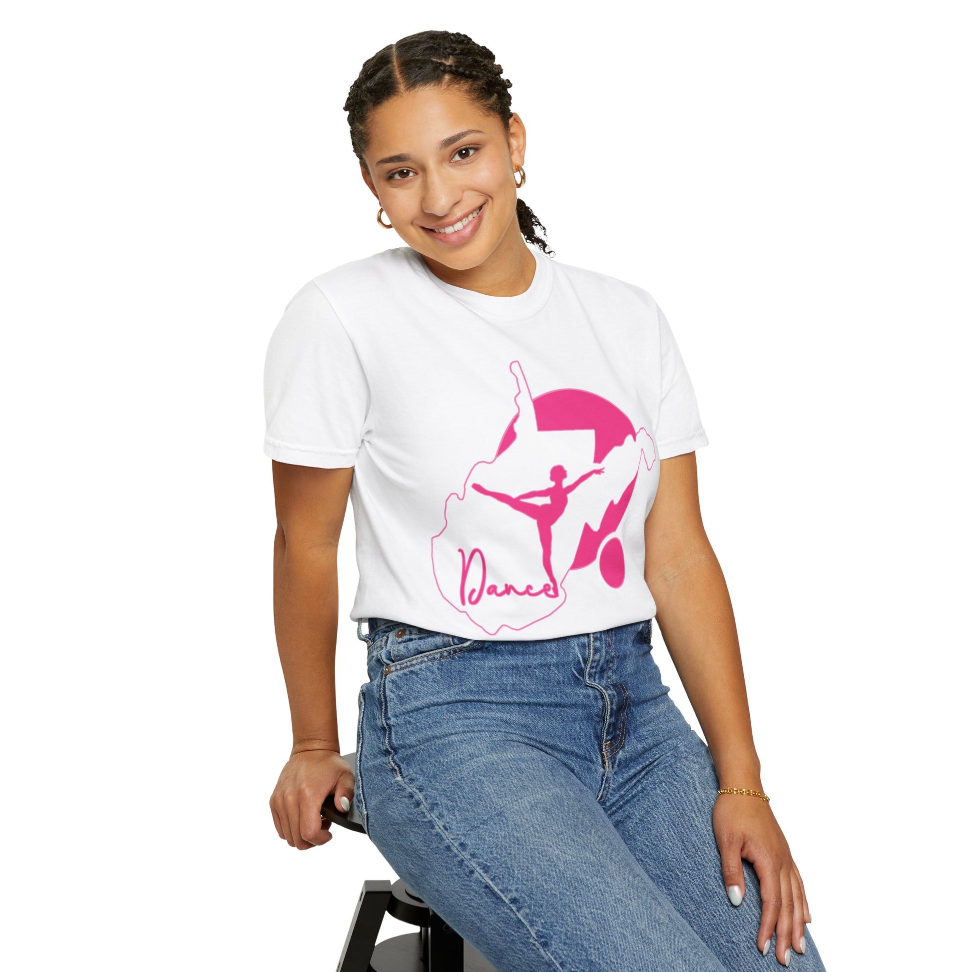 Garment-Dyed T-Shirt | Script Dance WV 01-Nicodemus Studios