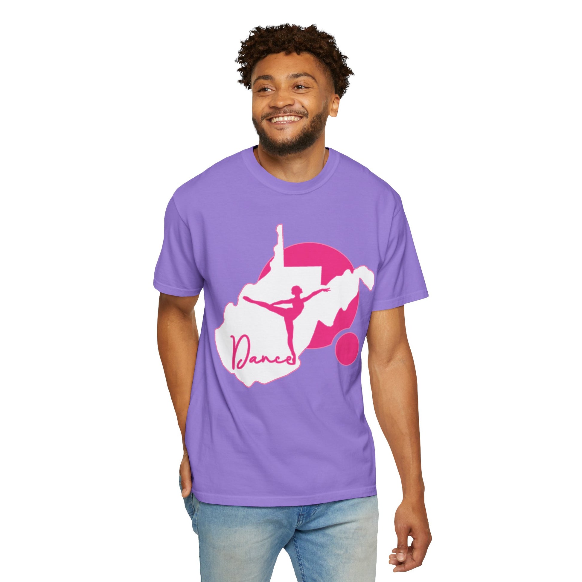 Garment-Dyed T-Shirt | Script Dance WV 01-Nicodemus Studios