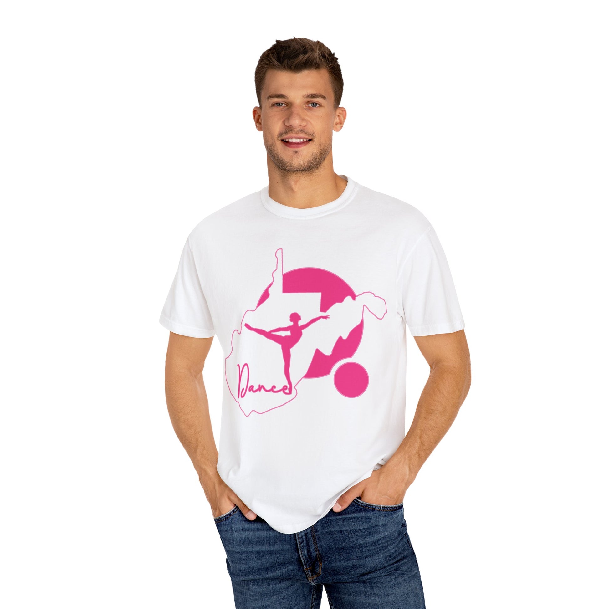 Garment-Dyed T-Shirt | Script Dance WV 01-Nicodemus Studios