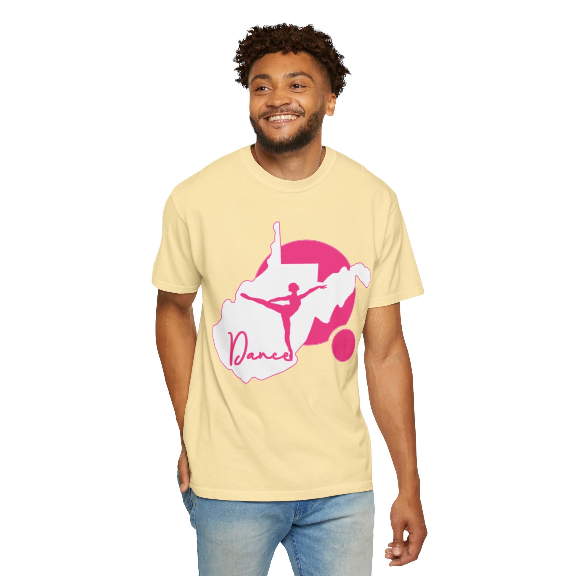 Garment-Dyed T-Shirt | Script Dance WV 01-Nicodemus Studios