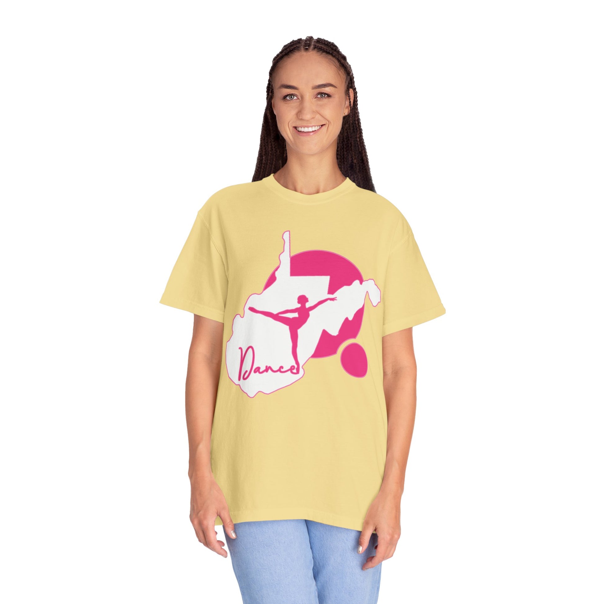 Garment-Dyed T-Shirt | Script Dance WV 01-Nicodemus Studios