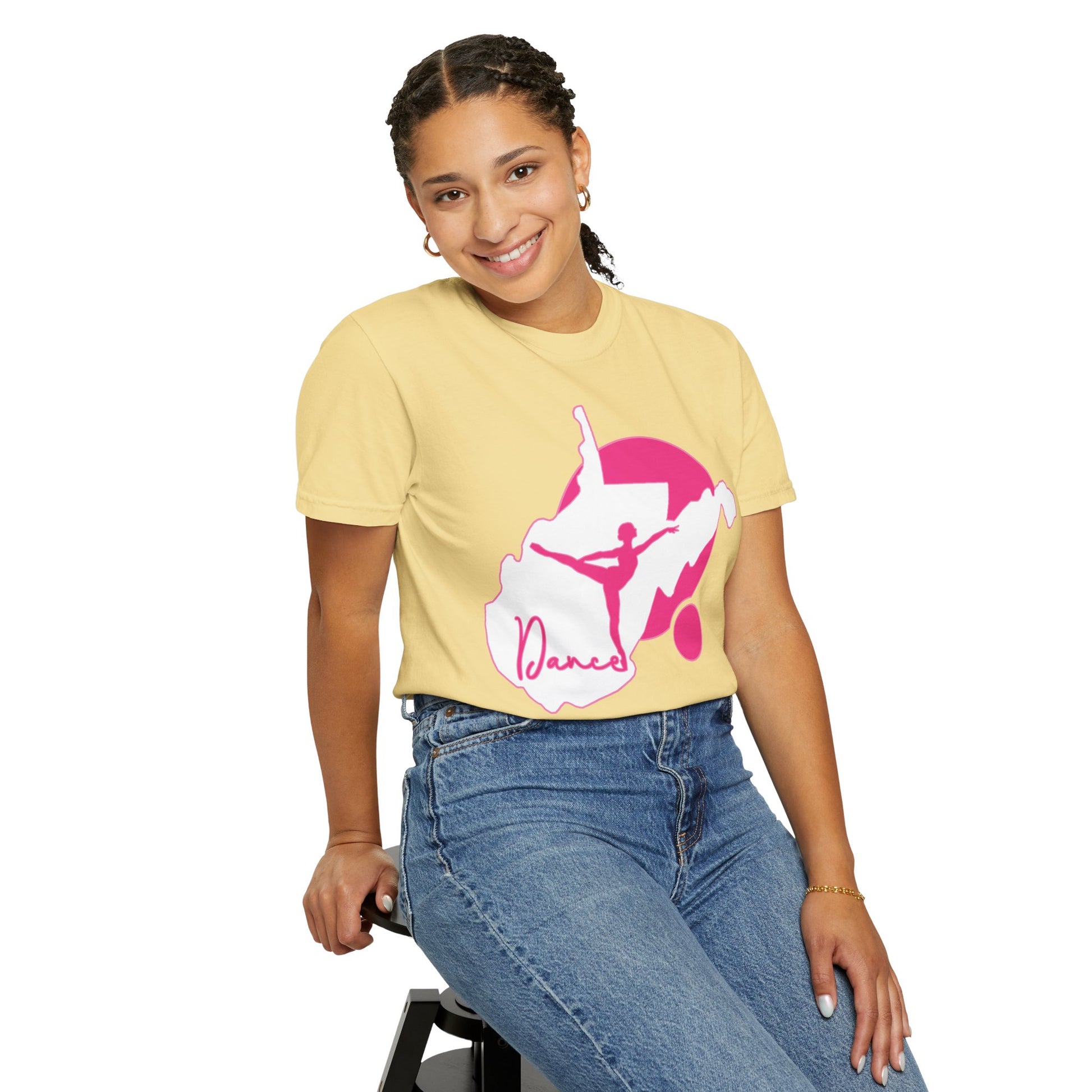 Garment-Dyed T-Shirt | Script Dance WV 01-Nicodemus Studios