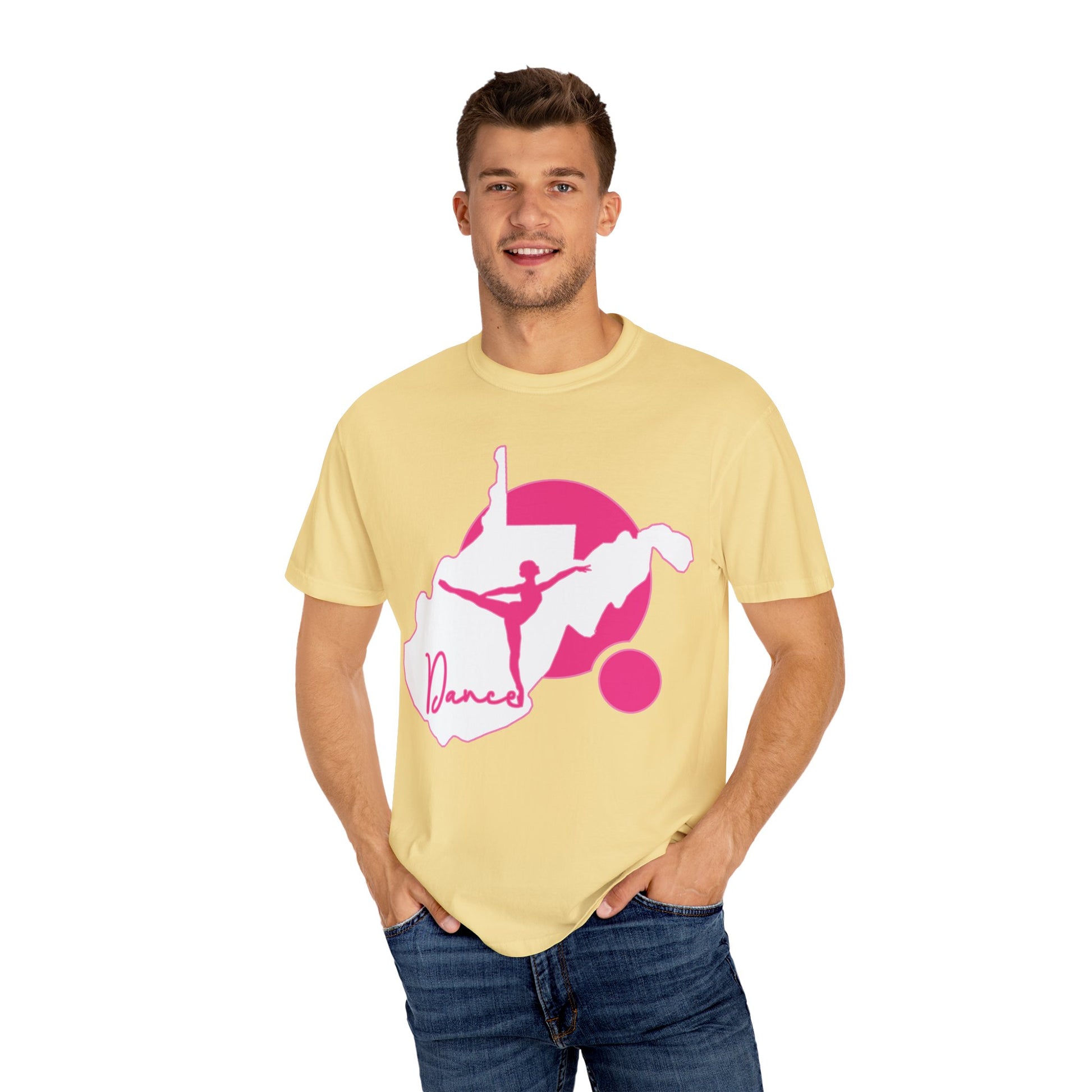 Garment-Dyed T-Shirt | Script Dance WV 01-Nicodemus Studios