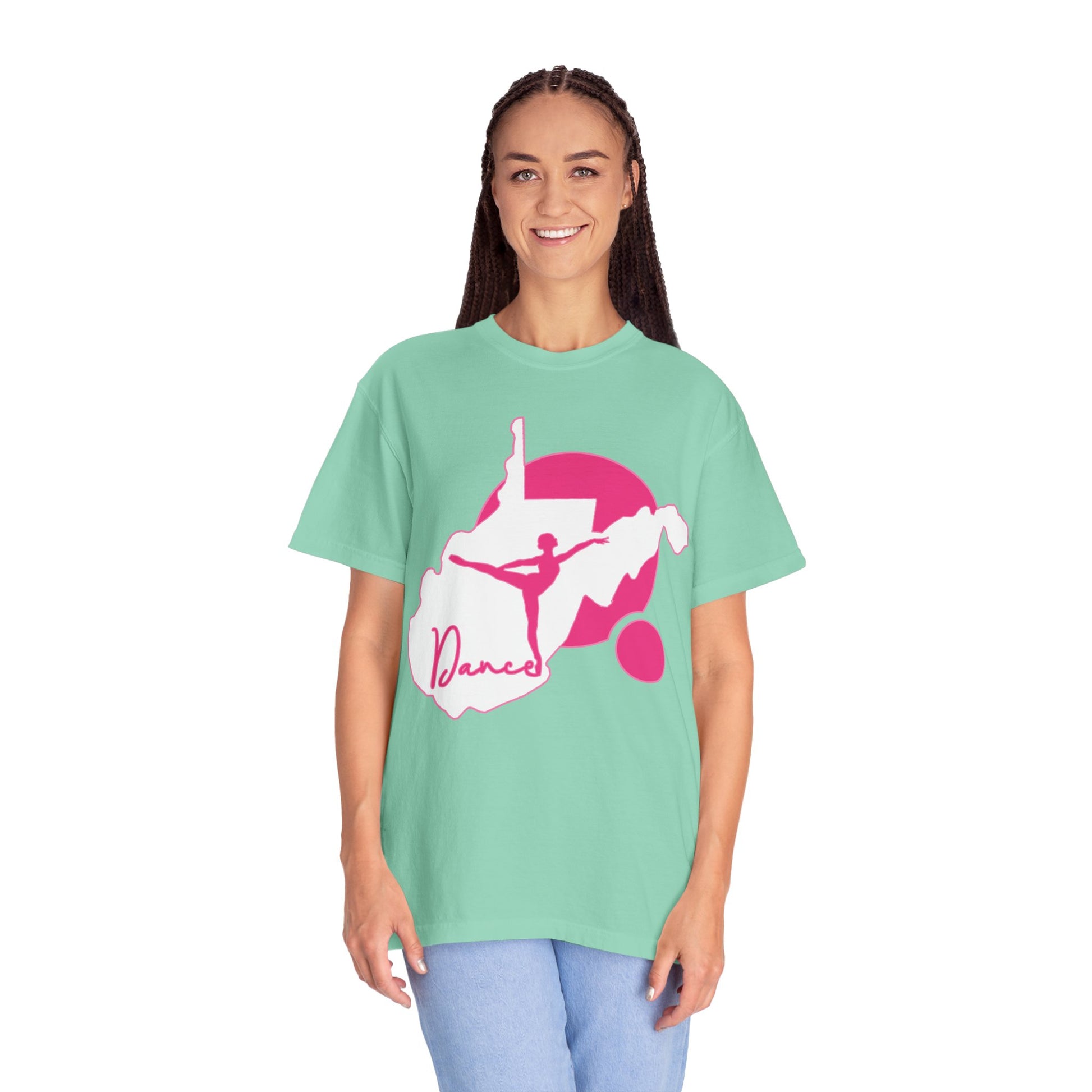 Garment-Dyed T-Shirt | Script Dance WV 01-Nicodemus Studios