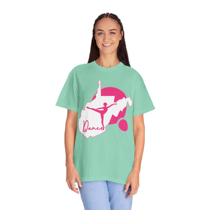 Garment-Dyed T-Shirt | Script Dance WV 01-Nicodemus Studios