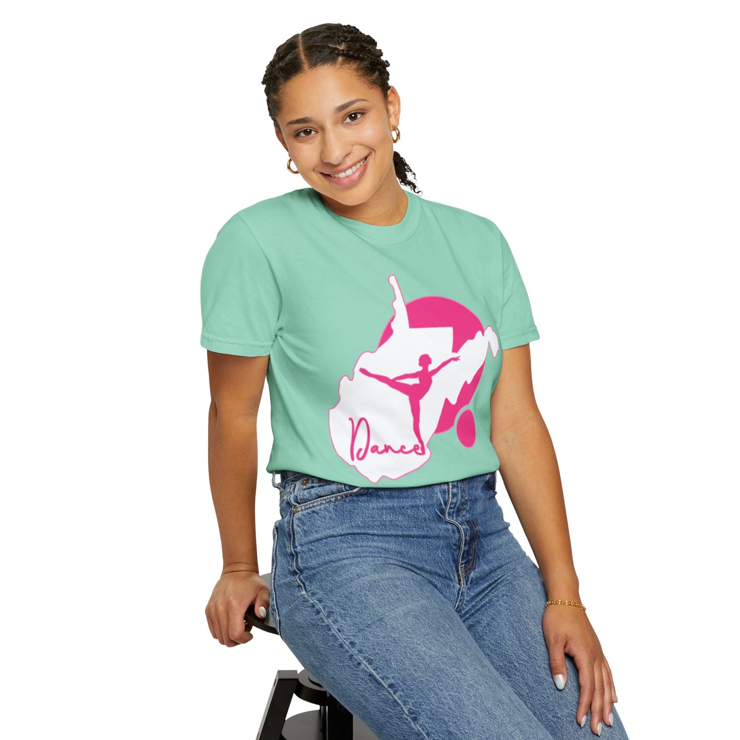 Garment-Dyed T-Shirt | Script Dance WV 01-Nicodemus Studios
