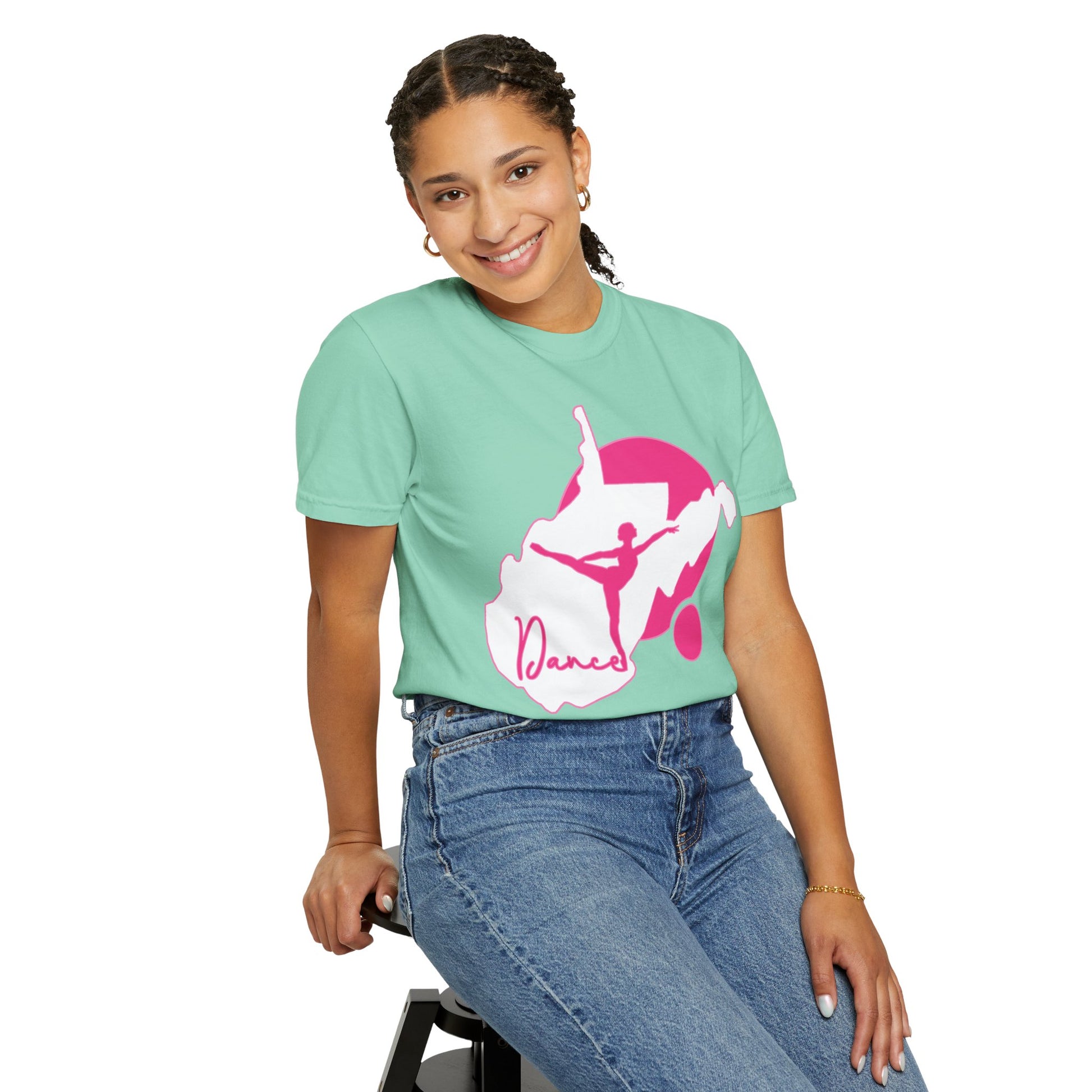 Garment-Dyed T-Shirt | Script Dance WV 01-Nicodemus Studios