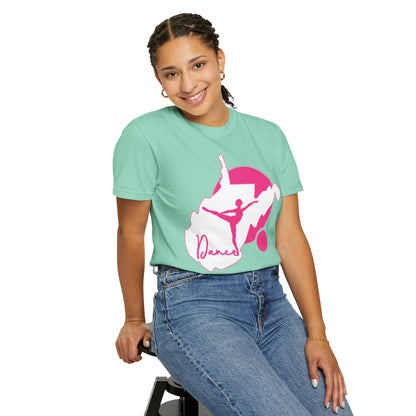 Garment-Dyed T-Shirt | Script Dance WV 01-Nicodemus Studios