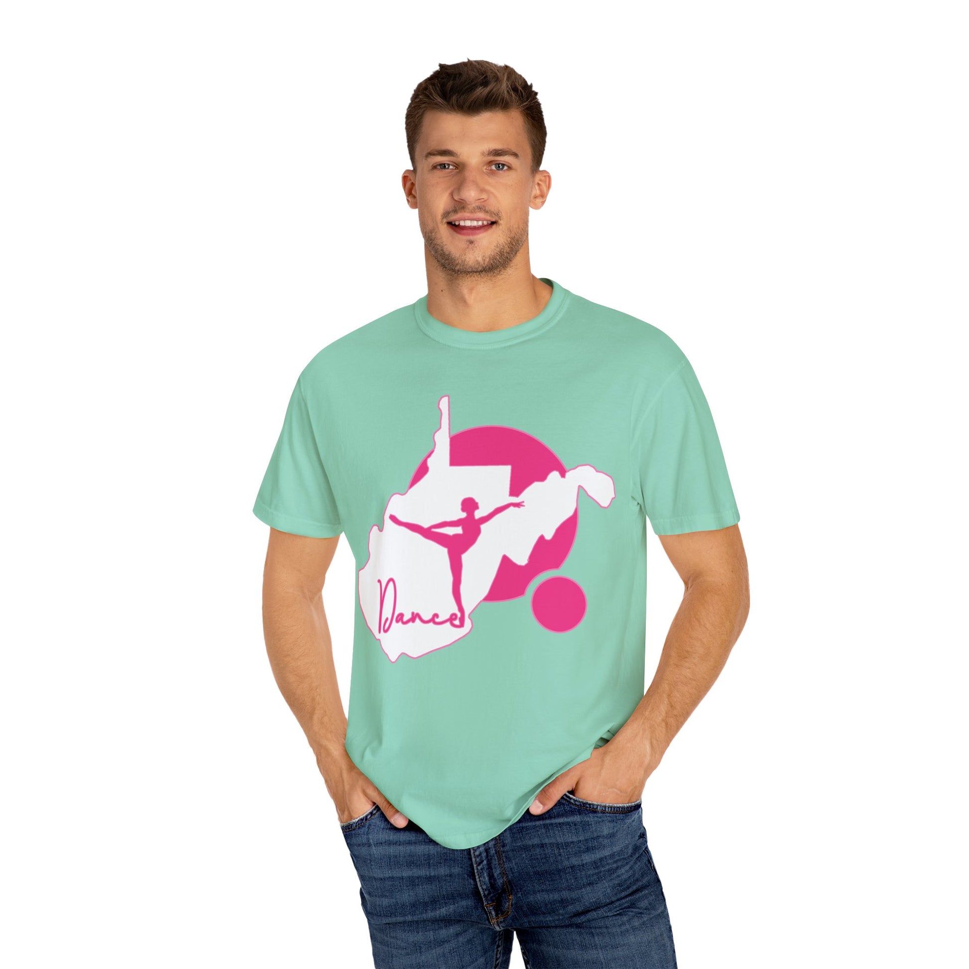 Garment-Dyed T-Shirt | Script Dance WV 01-Nicodemus Studios