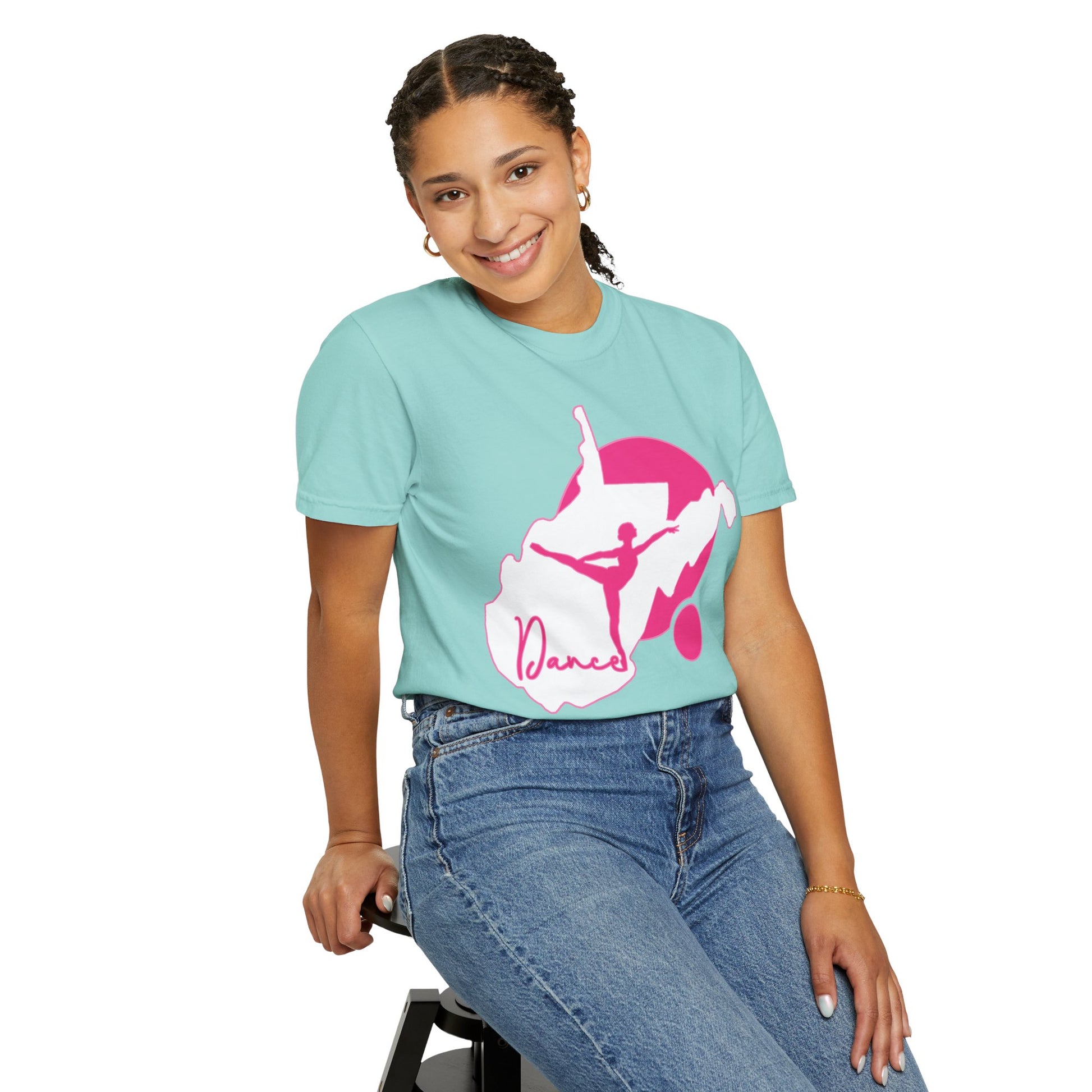 Garment-Dyed T-Shirt | Script Dance WV 01-Nicodemus Studios