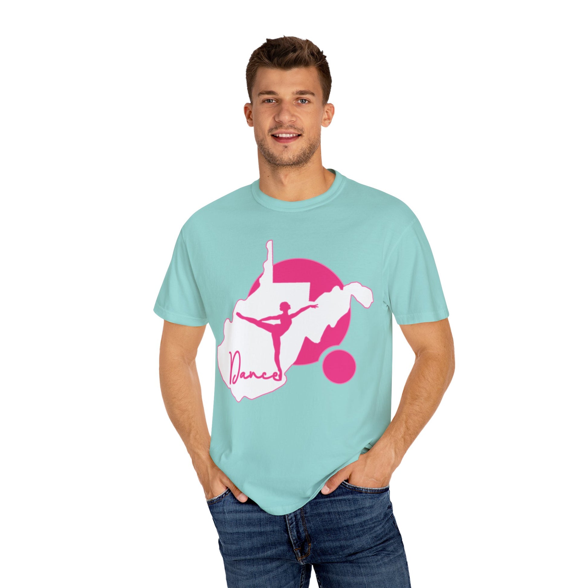 Garment-Dyed T-Shirt | Script Dance WV 01-Nicodemus Studios