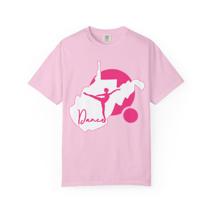 Garment-Dyed T-Shirt | Script Dance WV 01-Blossom-S-Nicodemus Studios