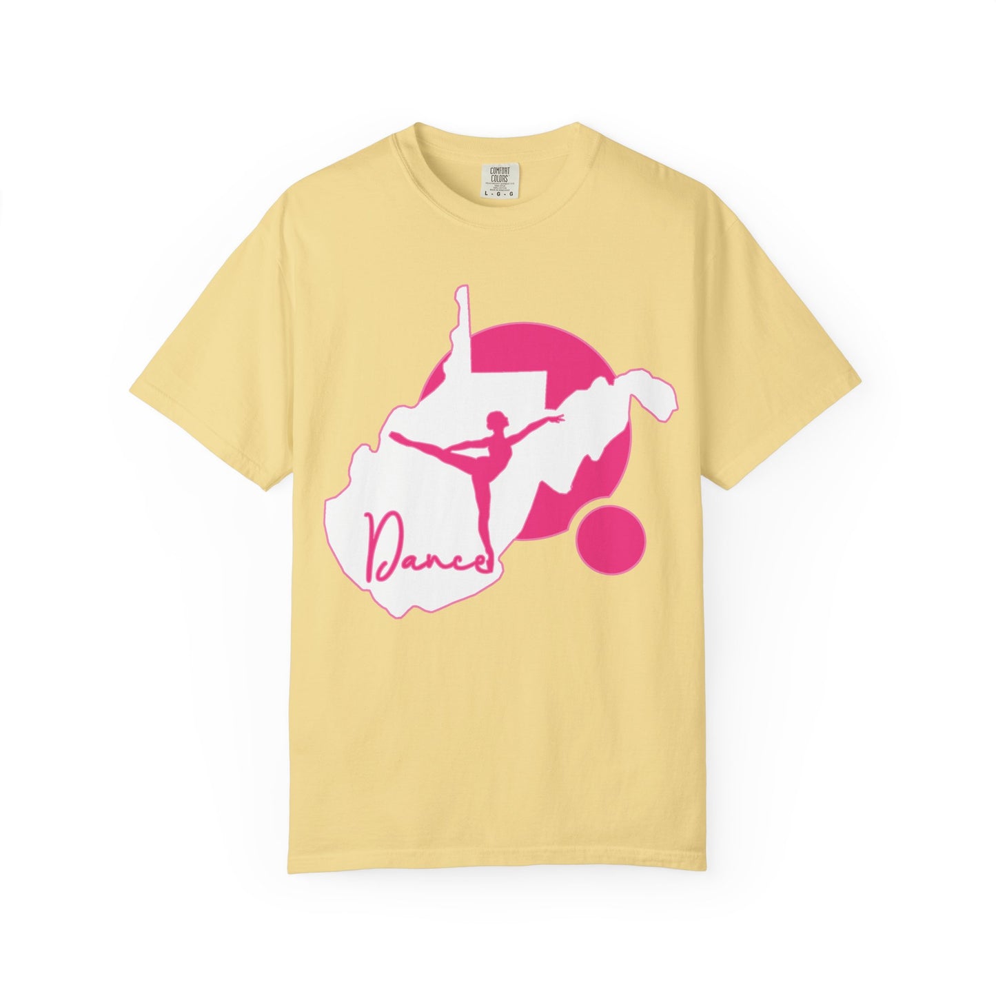 Garment-Dyed T-Shirt | Script Dance WV 01-Butter-S-Nicodemus Studios