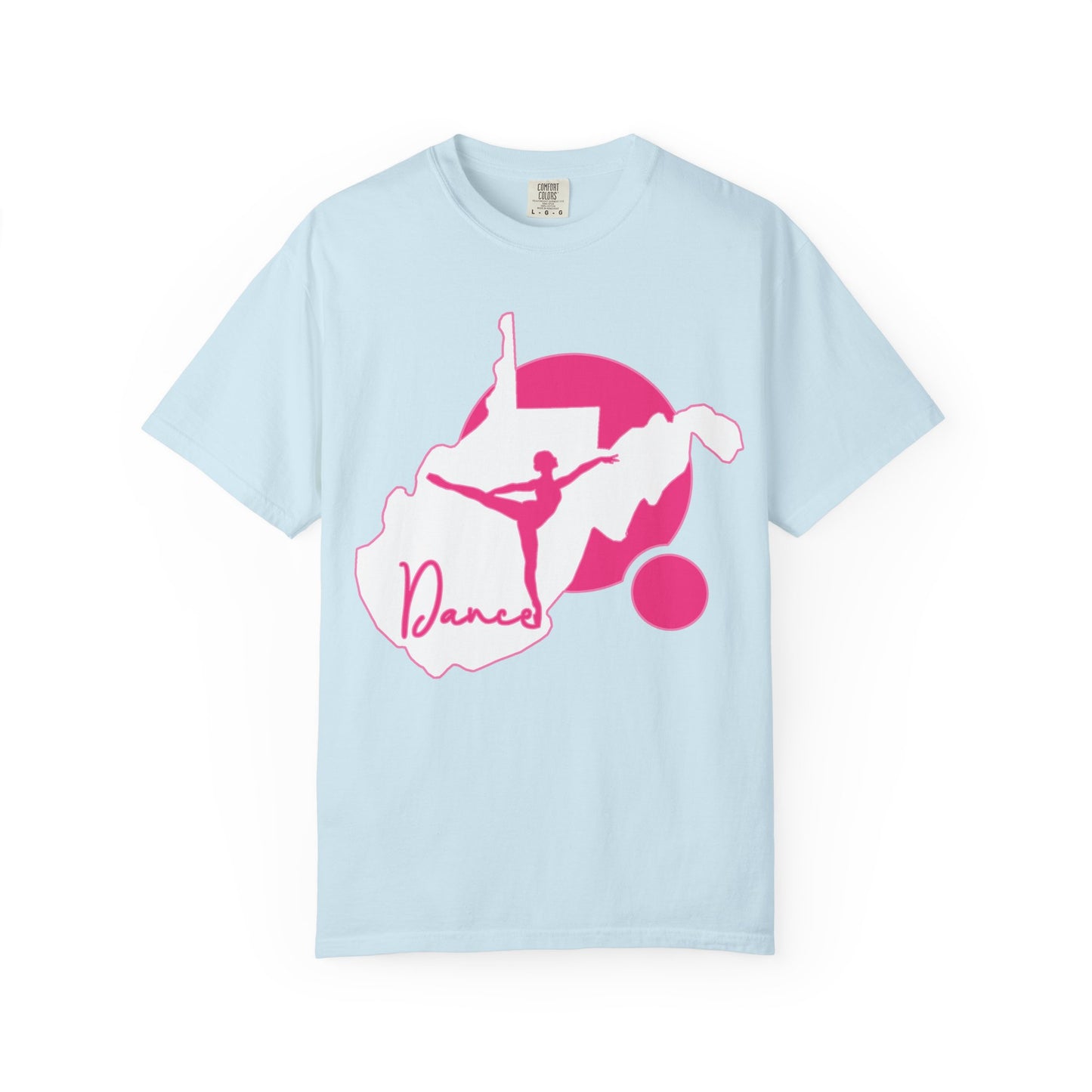 Garment-Dyed T-Shirt | Script Dance WV 01-Chambray-S-Nicodemus Studios