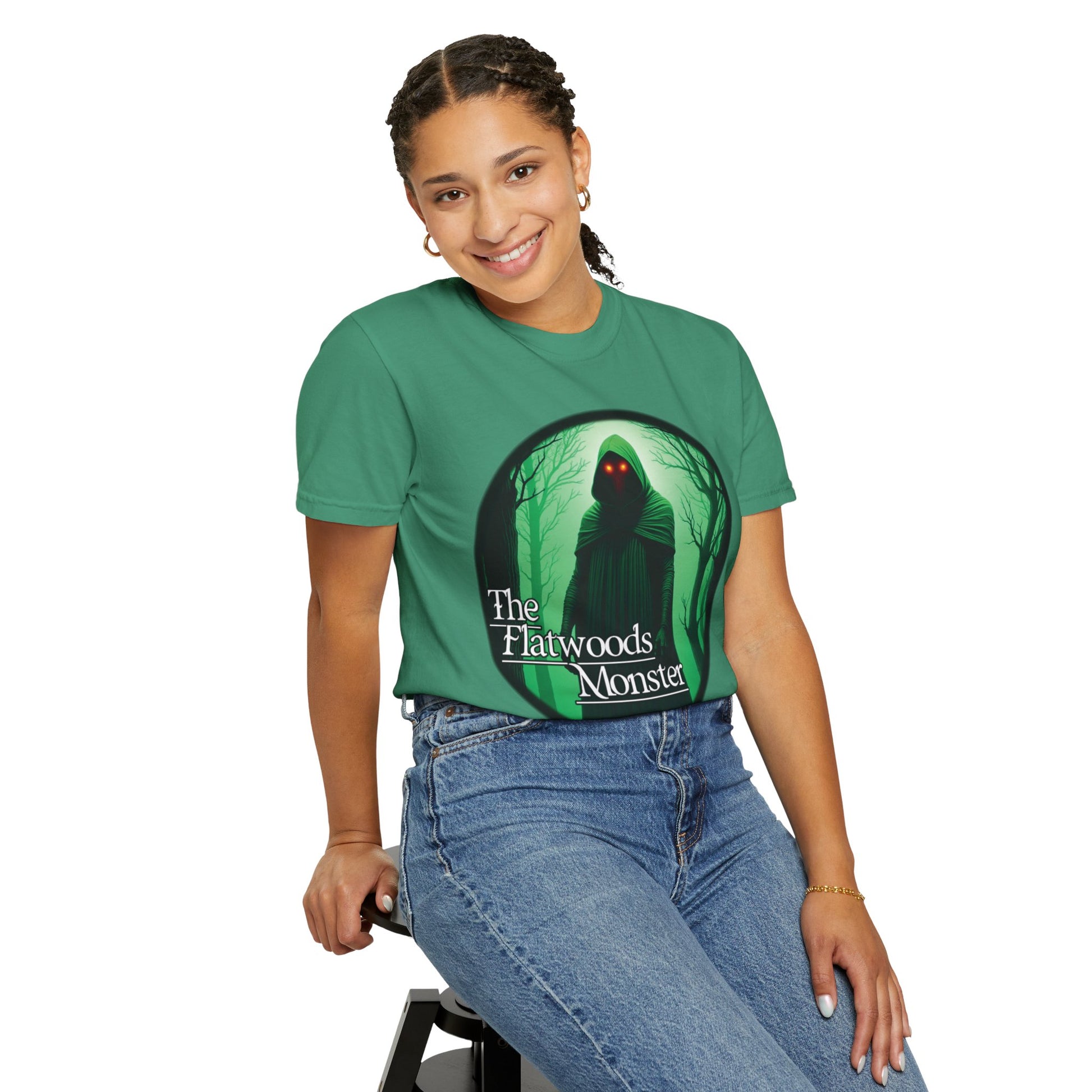 Garment-Dyed T-Shirt | The Flatwoods Monster-Nicodemus Studios