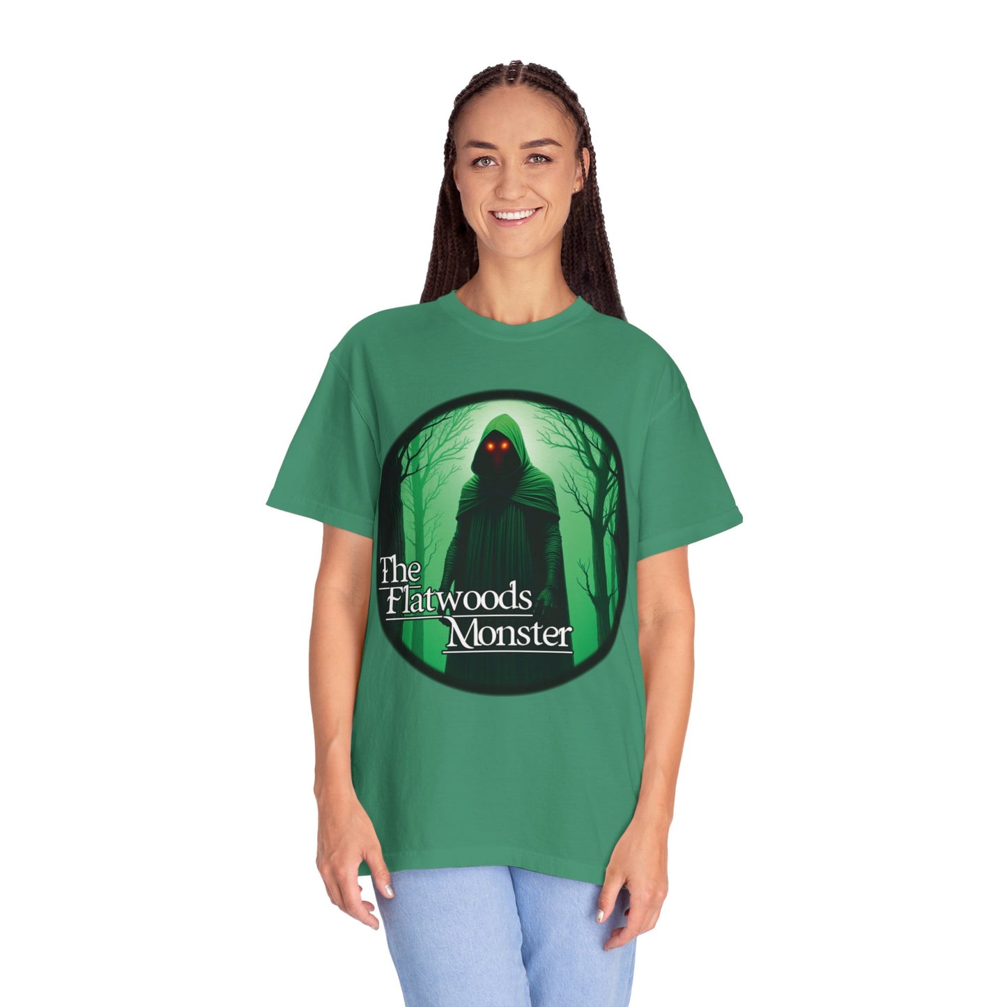 Garment-Dyed T-Shirt | The Flatwoods Monster-Nicodemus Studios