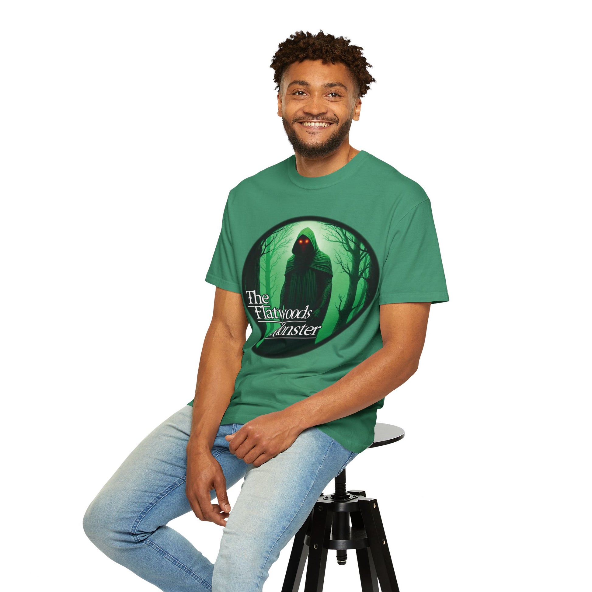 Garment-Dyed T-Shirt | The Flatwoods Monster-Nicodemus Studios