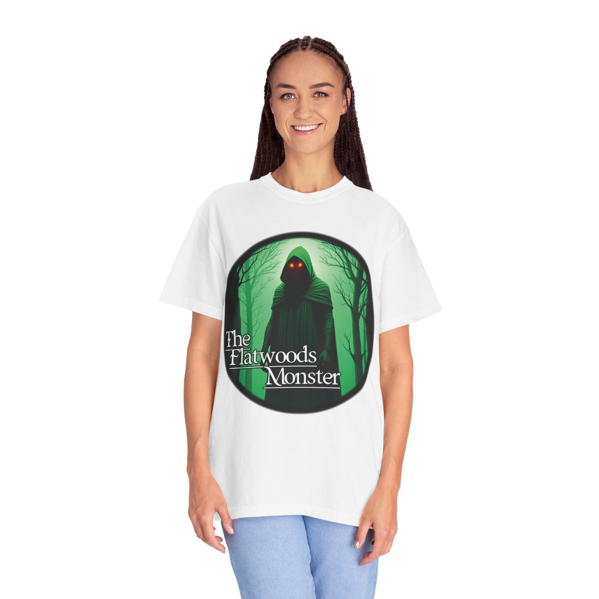 Garment-Dyed T-Shirt | The Flatwoods Monster-Nicodemus Studios