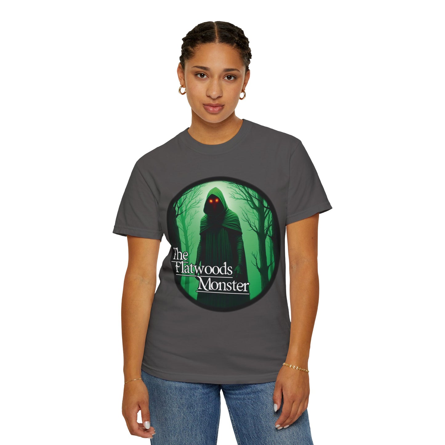 Garment-Dyed T-Shirt | The Flatwoods Monster-Nicodemus Studios