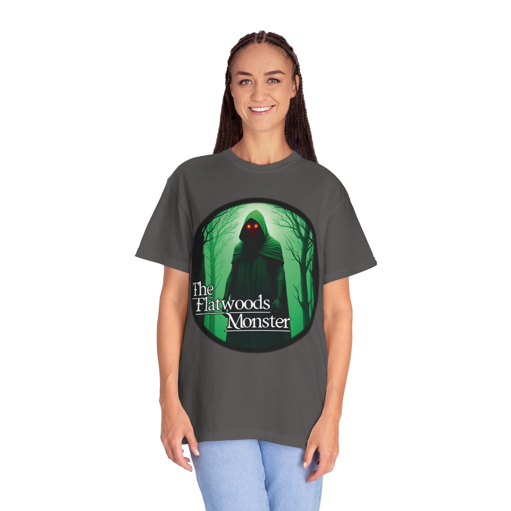 Garment-Dyed T-Shirt | The Flatwoods Monster-Nicodemus Studios