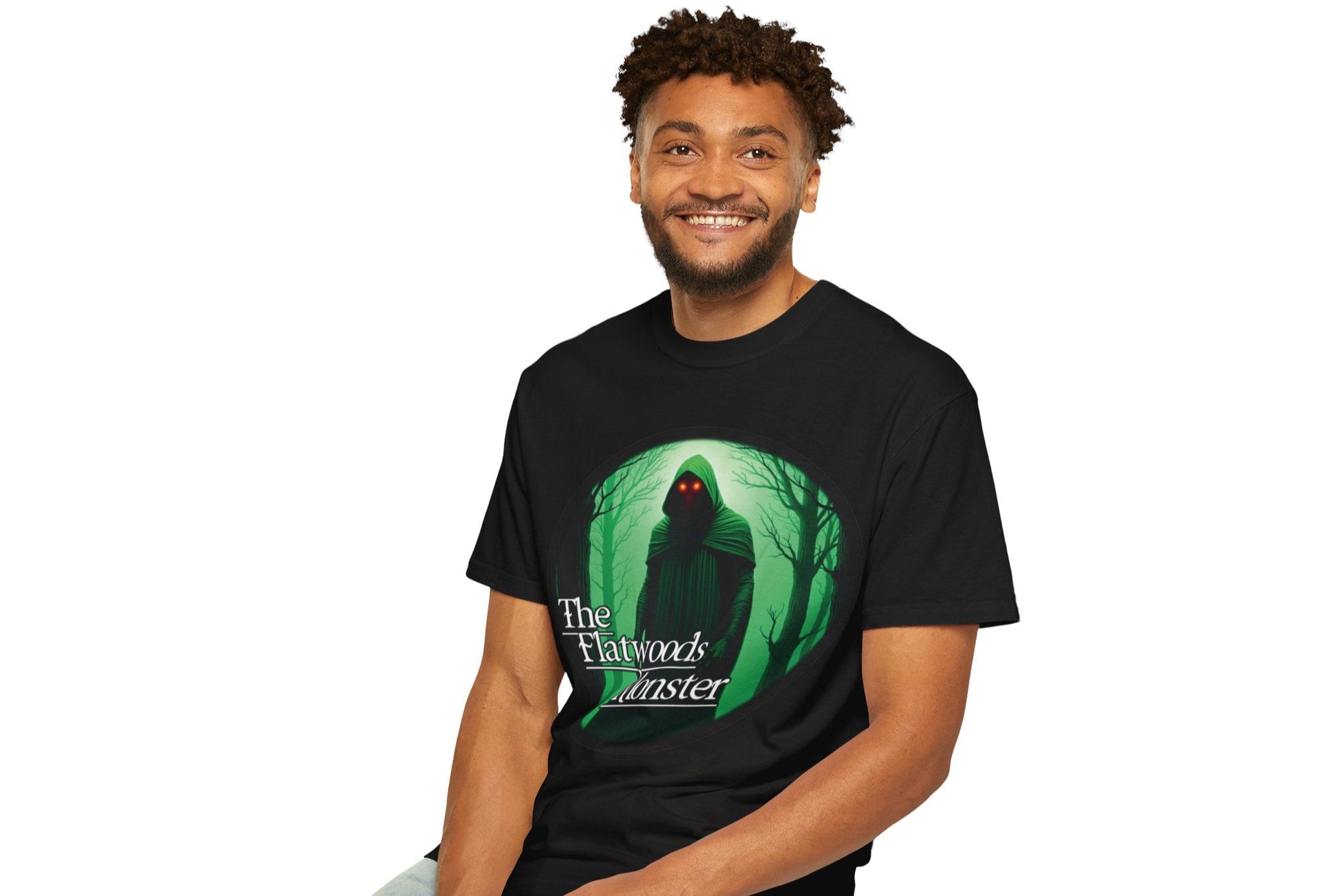 Garment-Dyed T-Shirt | The Flatwoods Monster-Nicodemus Studios