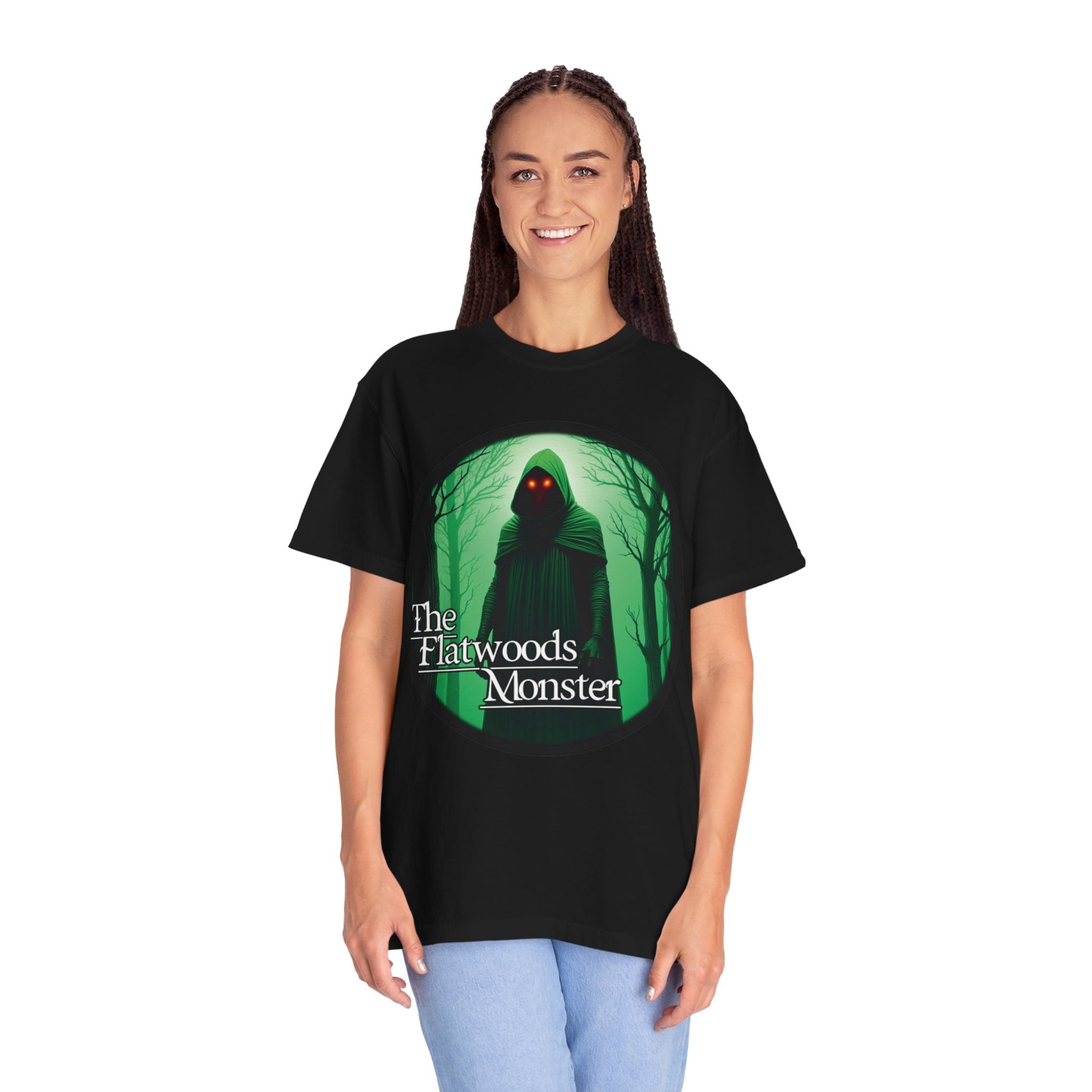 Garment-Dyed T-Shirt | The Flatwoods Monster-Nicodemus Studios