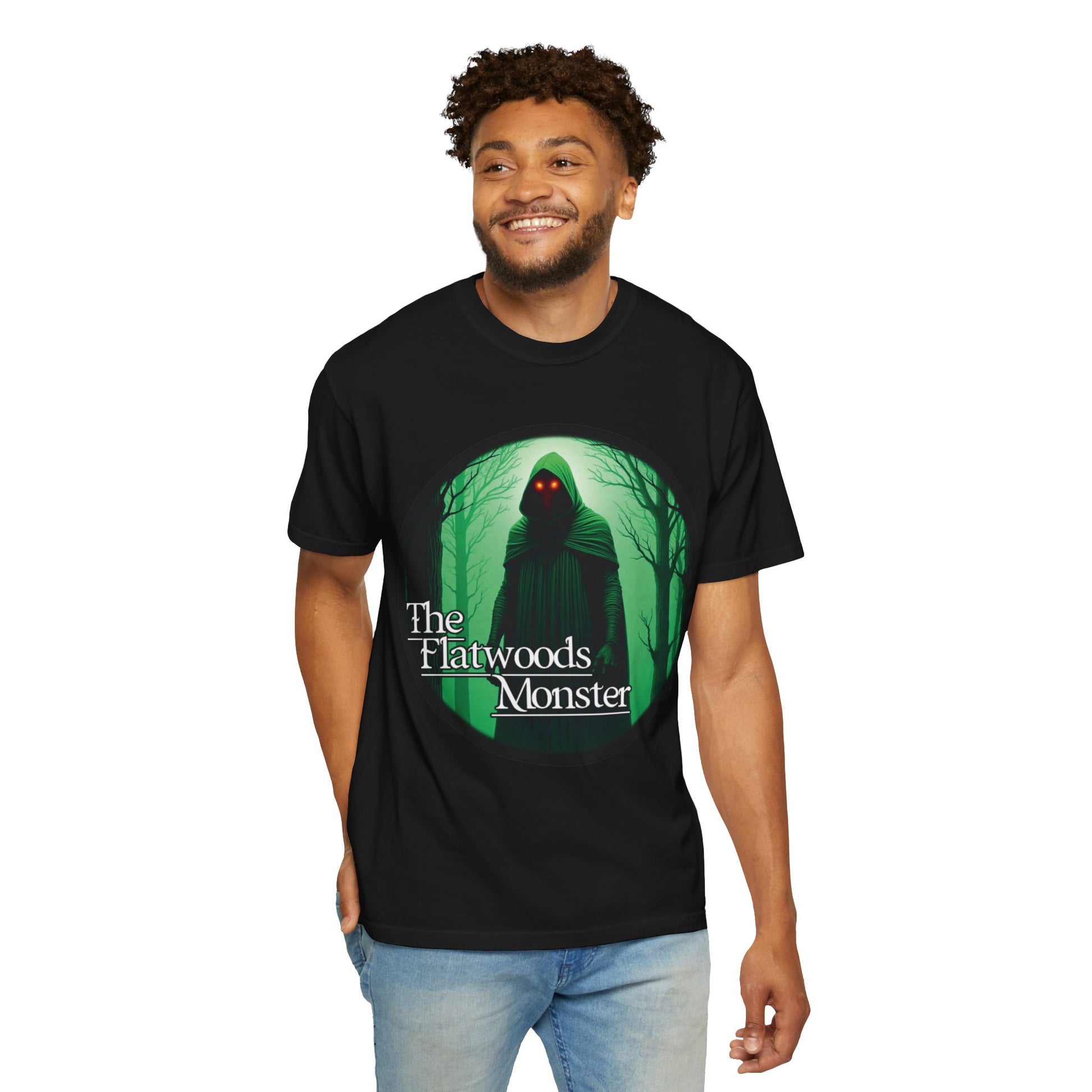 Garment-Dyed T-Shirt | The Flatwoods Monster-Nicodemus Studios