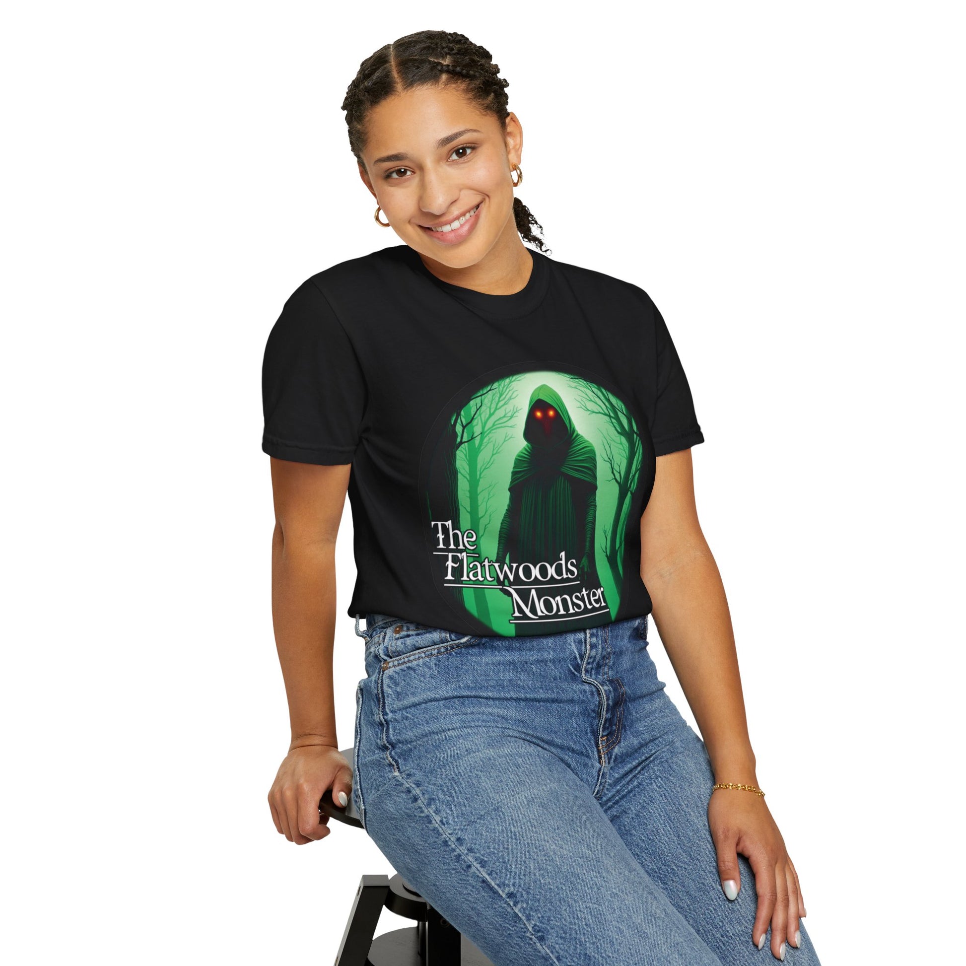 Garment-Dyed T-Shirt | The Flatwoods Monster-Nicodemus Studios