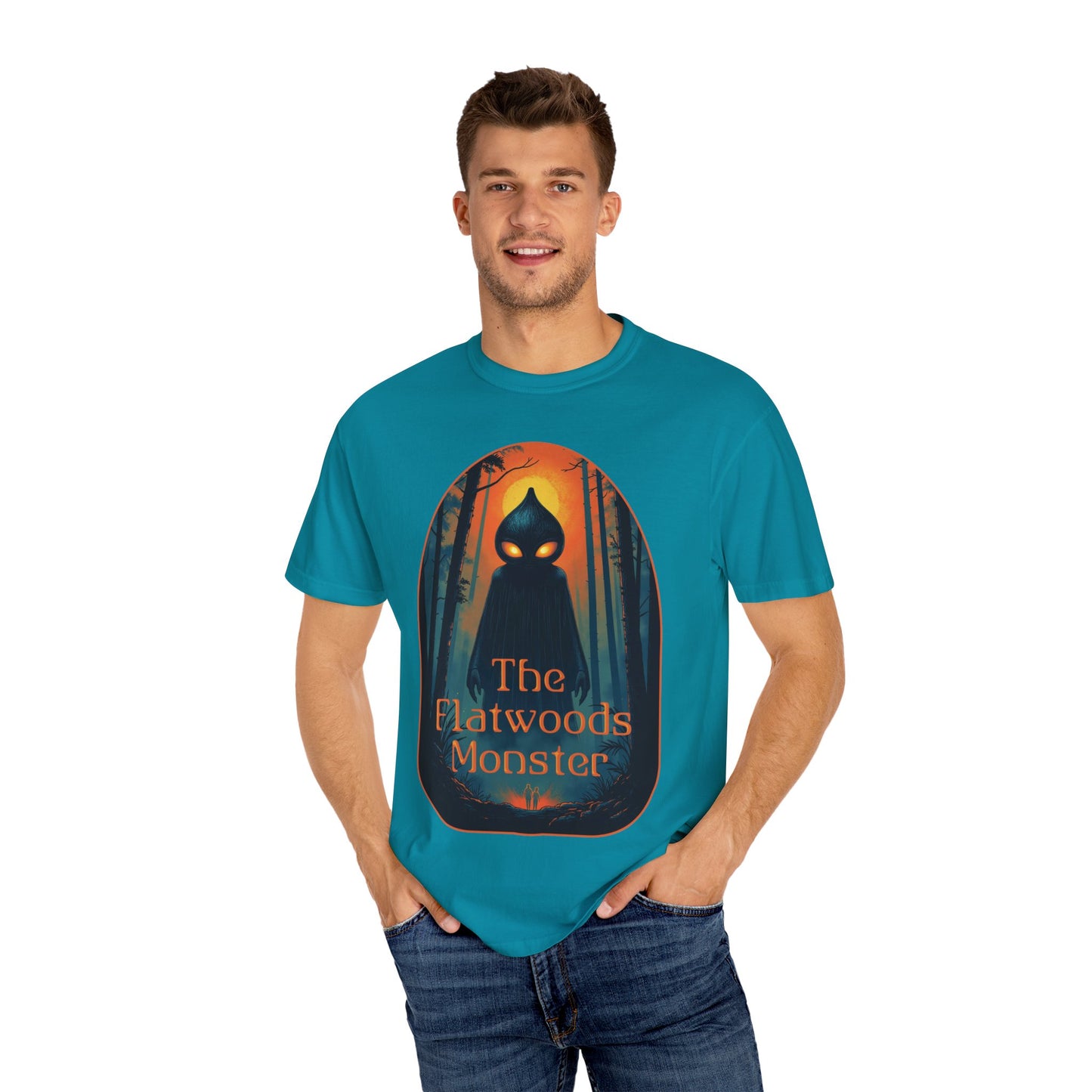 Garment-Dyed T-Shirt | Vintage The Flatwoods Monster-Nicodemus Studios