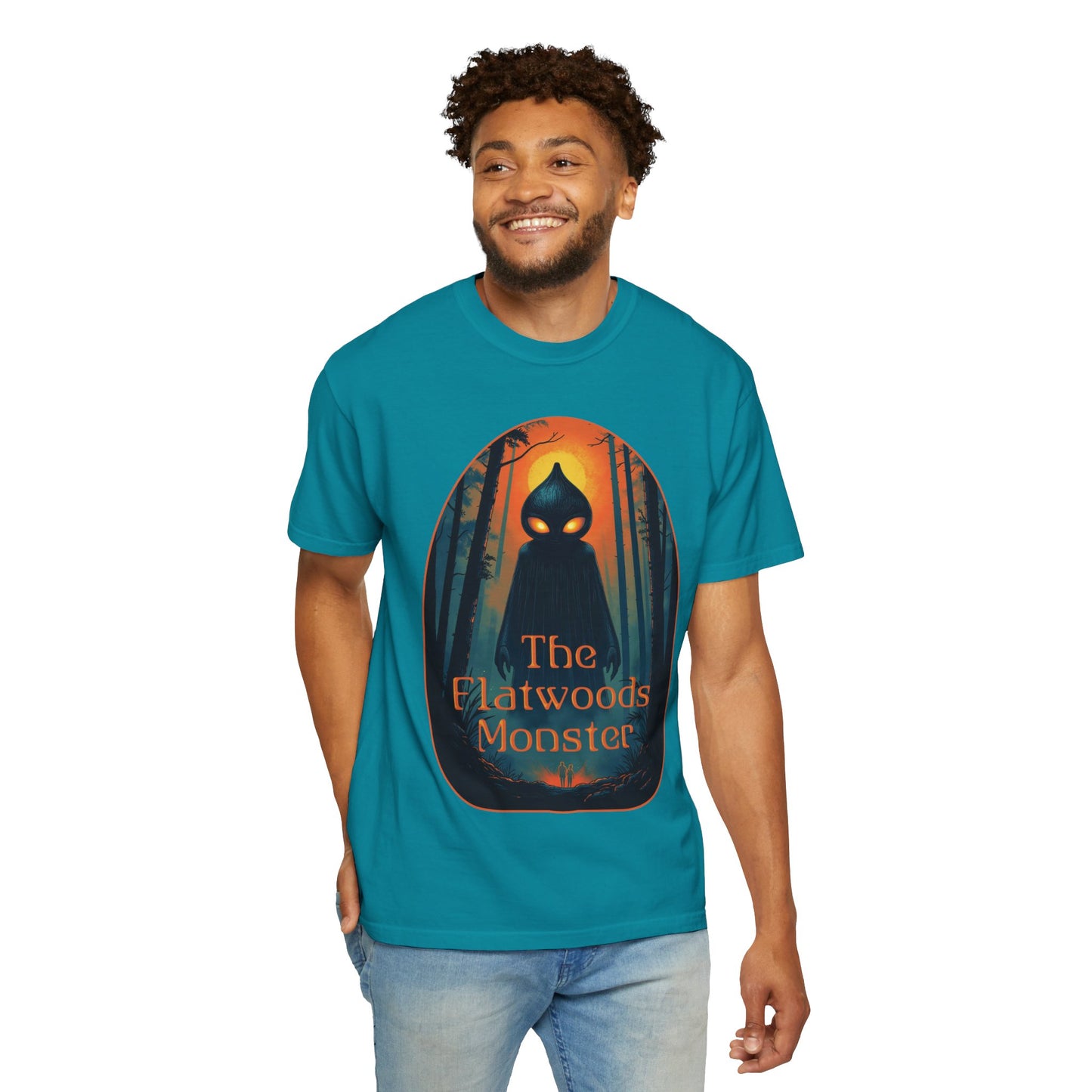 Garment-Dyed T-Shirt | Vintage The Flatwoods Monster-Nicodemus Studios