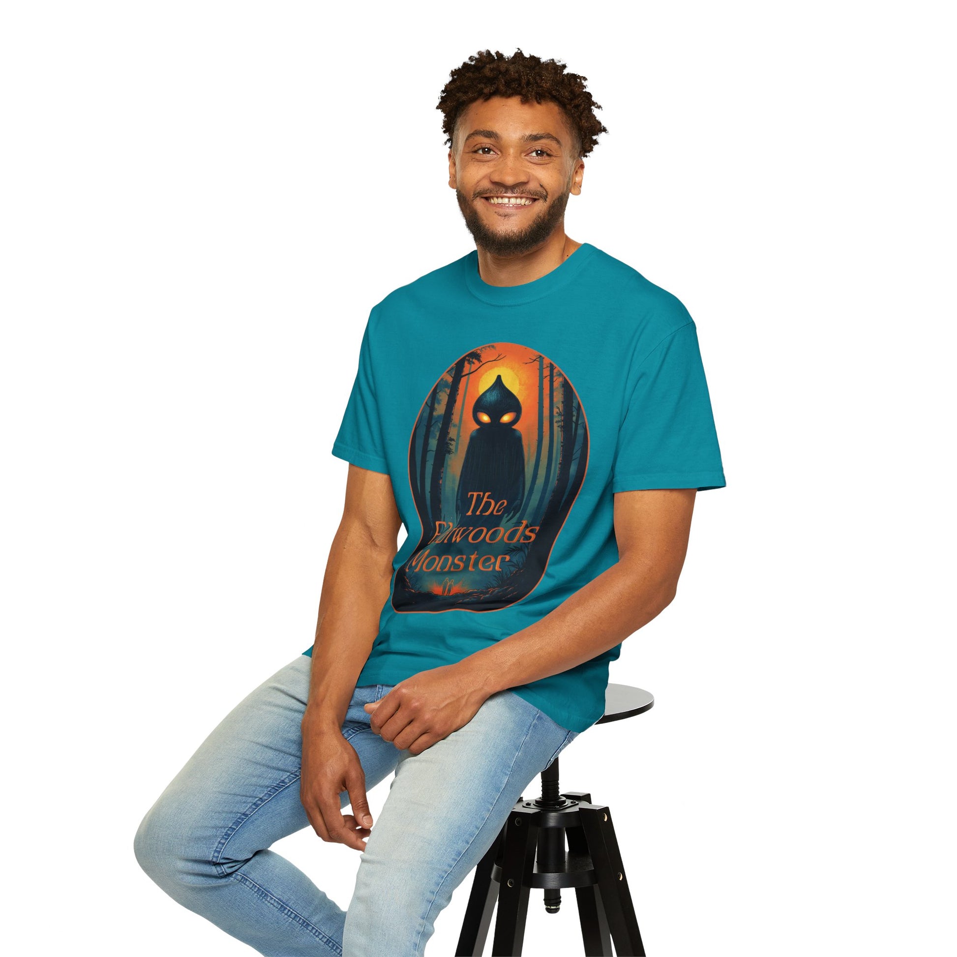 Garment-Dyed T-Shirt | Vintage The Flatwoods Monster-Nicodemus Studios
