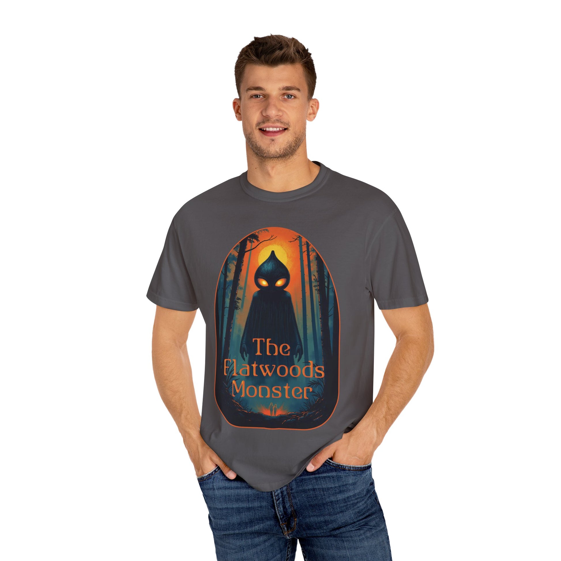 Garment-Dyed T-Shirt | Vintage The Flatwoods Monster-Nicodemus Studios