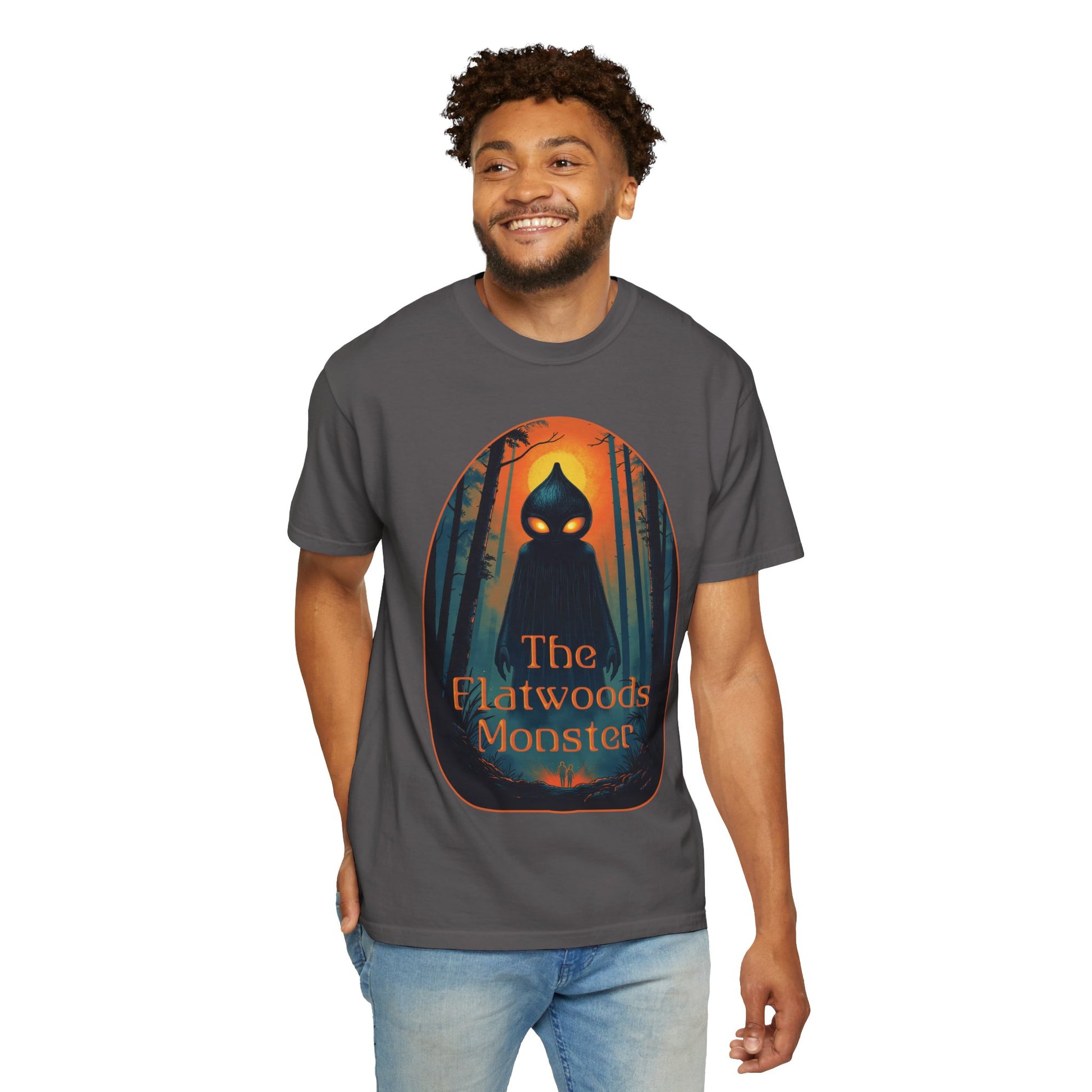 Garment-Dyed T-Shirt | Vintage The Flatwoods Monster-Nicodemus Studios