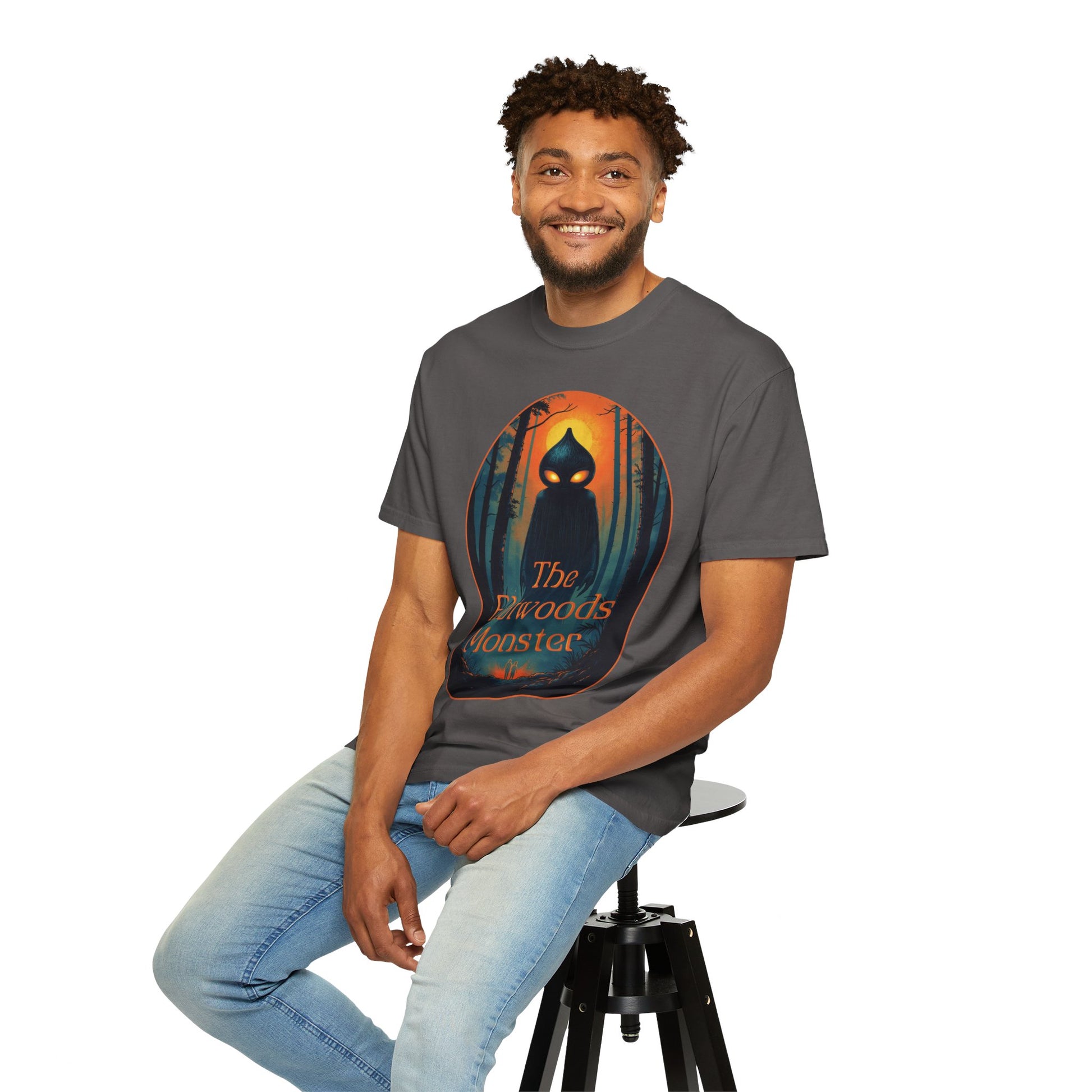 Garment-Dyed T-Shirt | Vintage The Flatwoods Monster-Nicodemus Studios